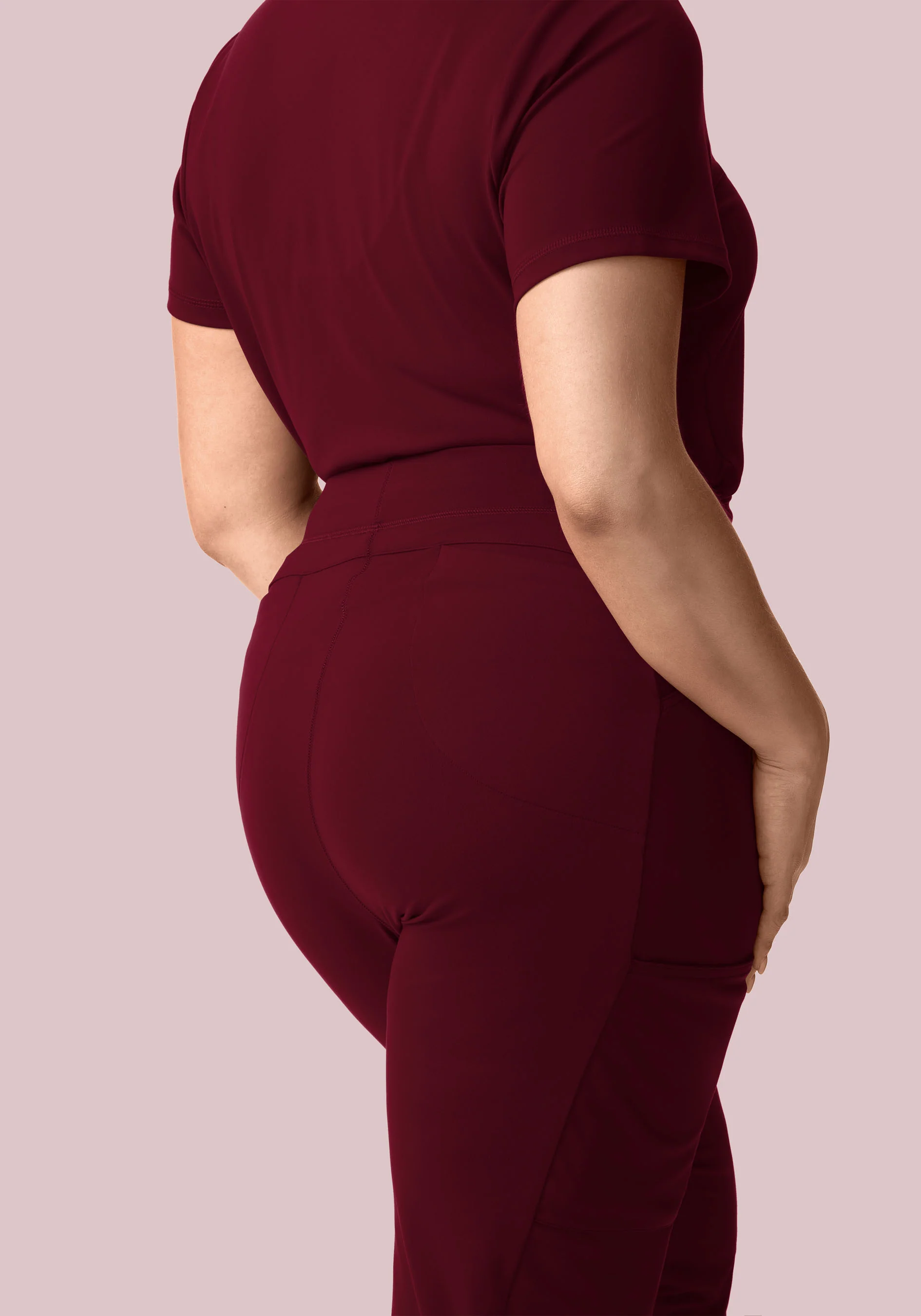 Soft Stretch Straight Leg Wine - Image 9