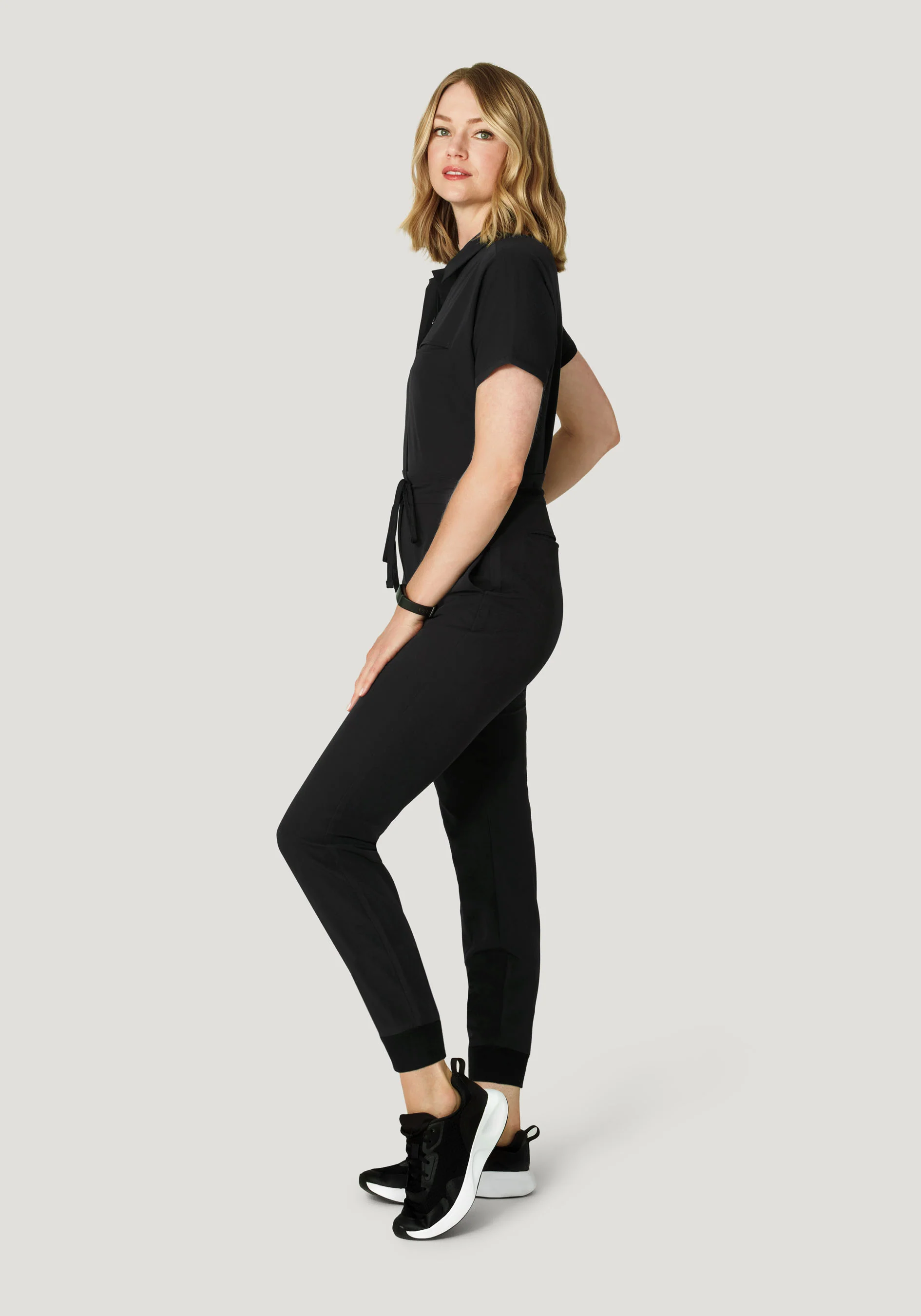 Women's Jumpsuit Black - Image 2