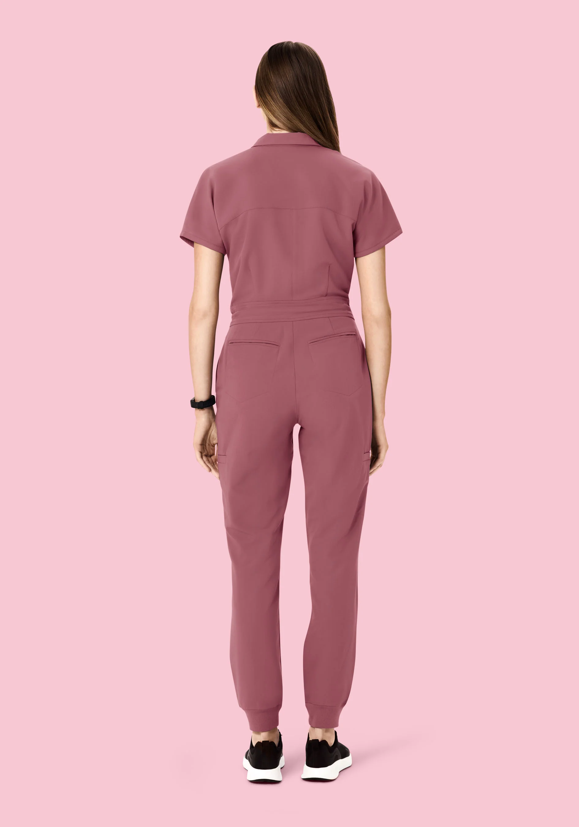 Women's Jumpsuit Mauve - Image 5