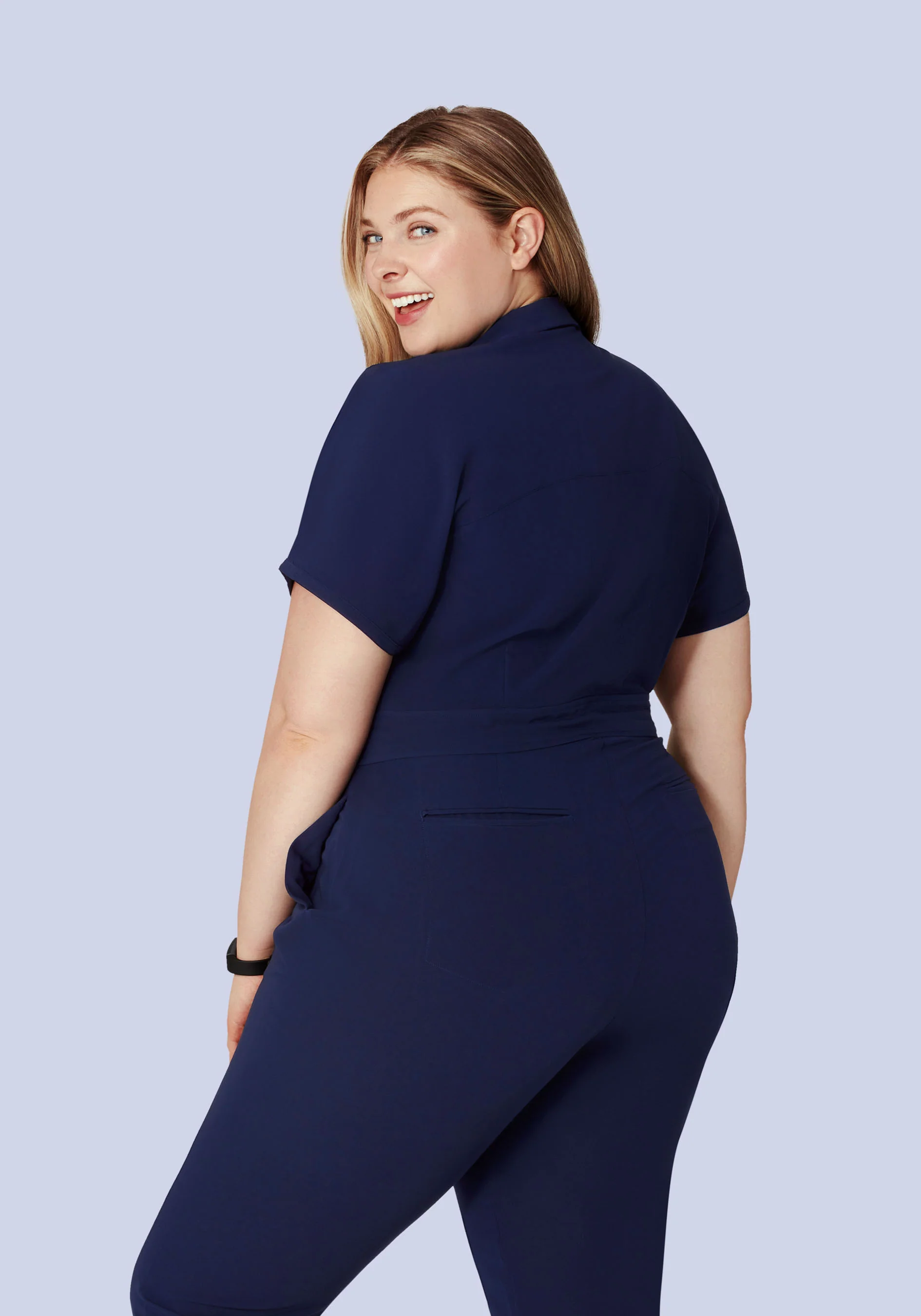 Women's Jumpsuit Navy - Image 10