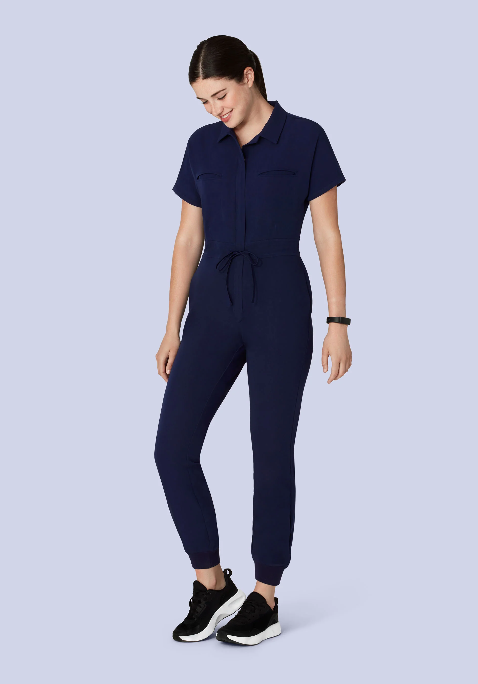 Women's Jumpsuit Navy - Image 3