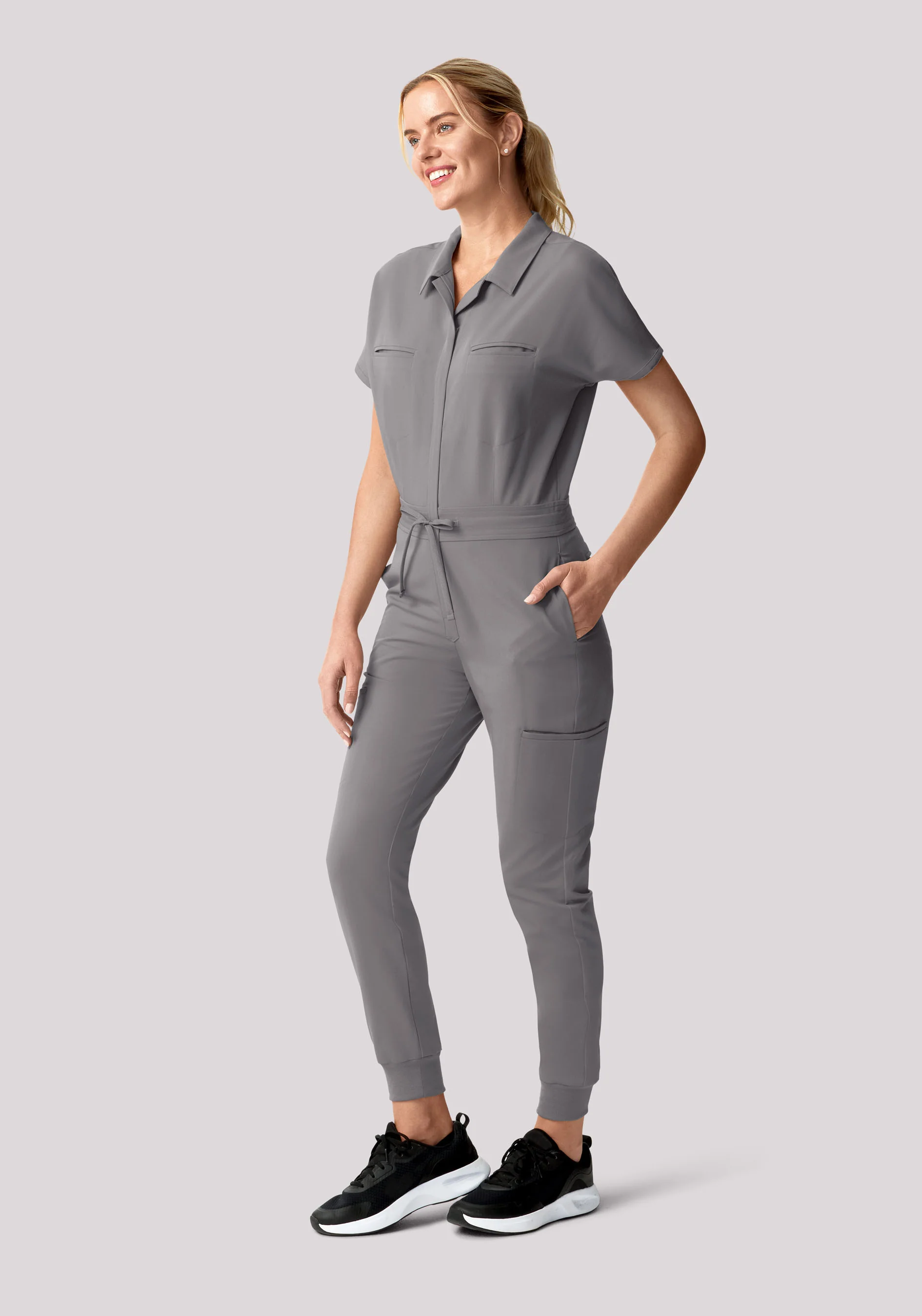 Women's Jumpsuit Oslo Gray - Image 3