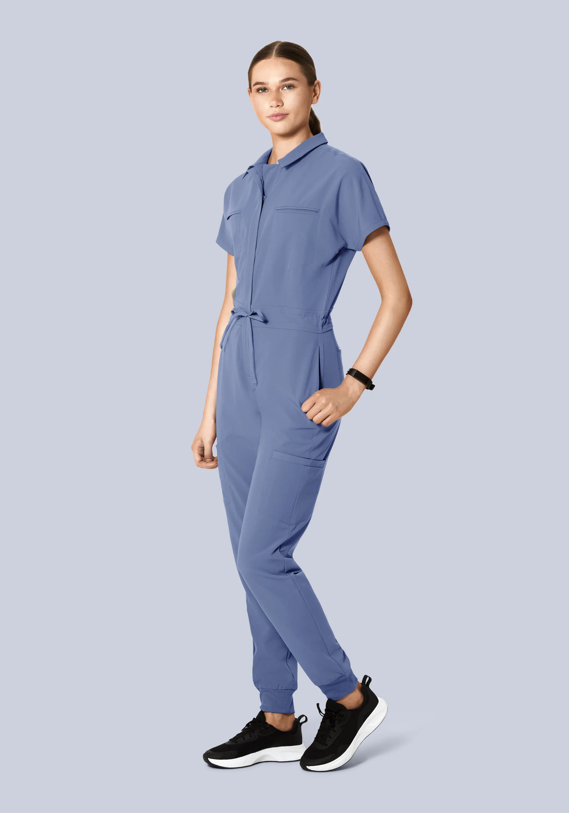 Women's Jumpsuit Periwinkle - Image 4