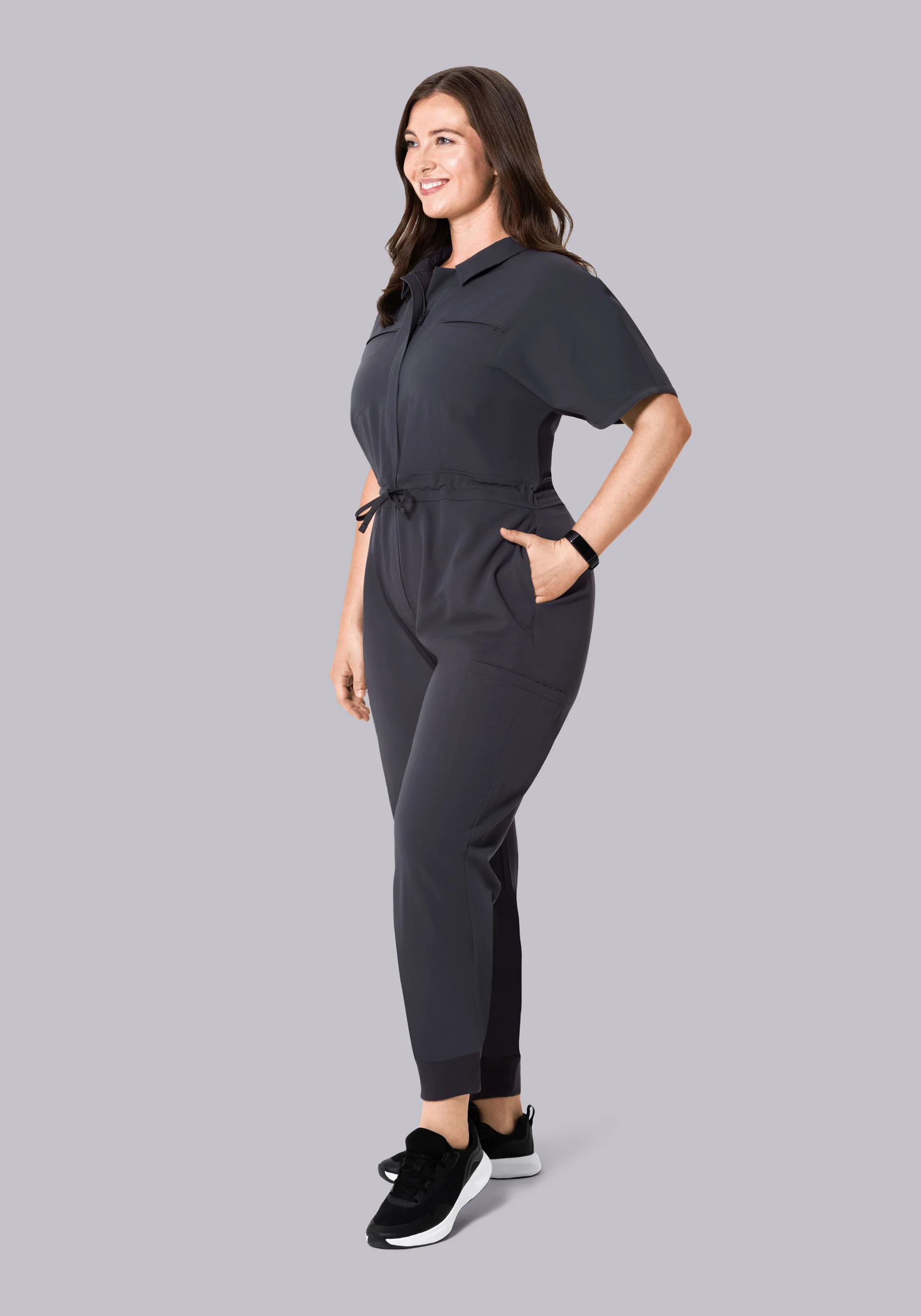 Women's Jumpsuit Pewter - Image 7