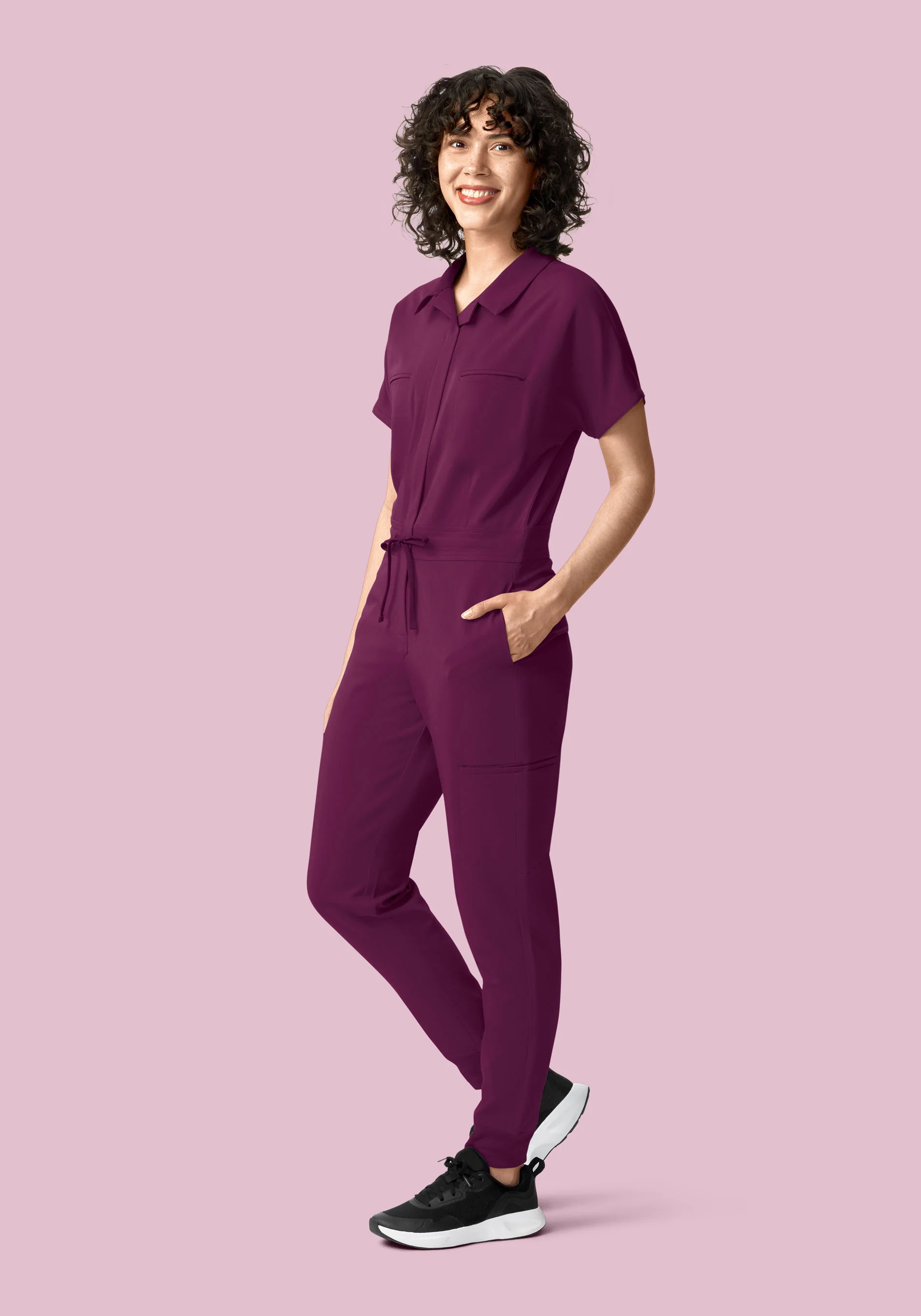 Women's Jumpsuit Plum
