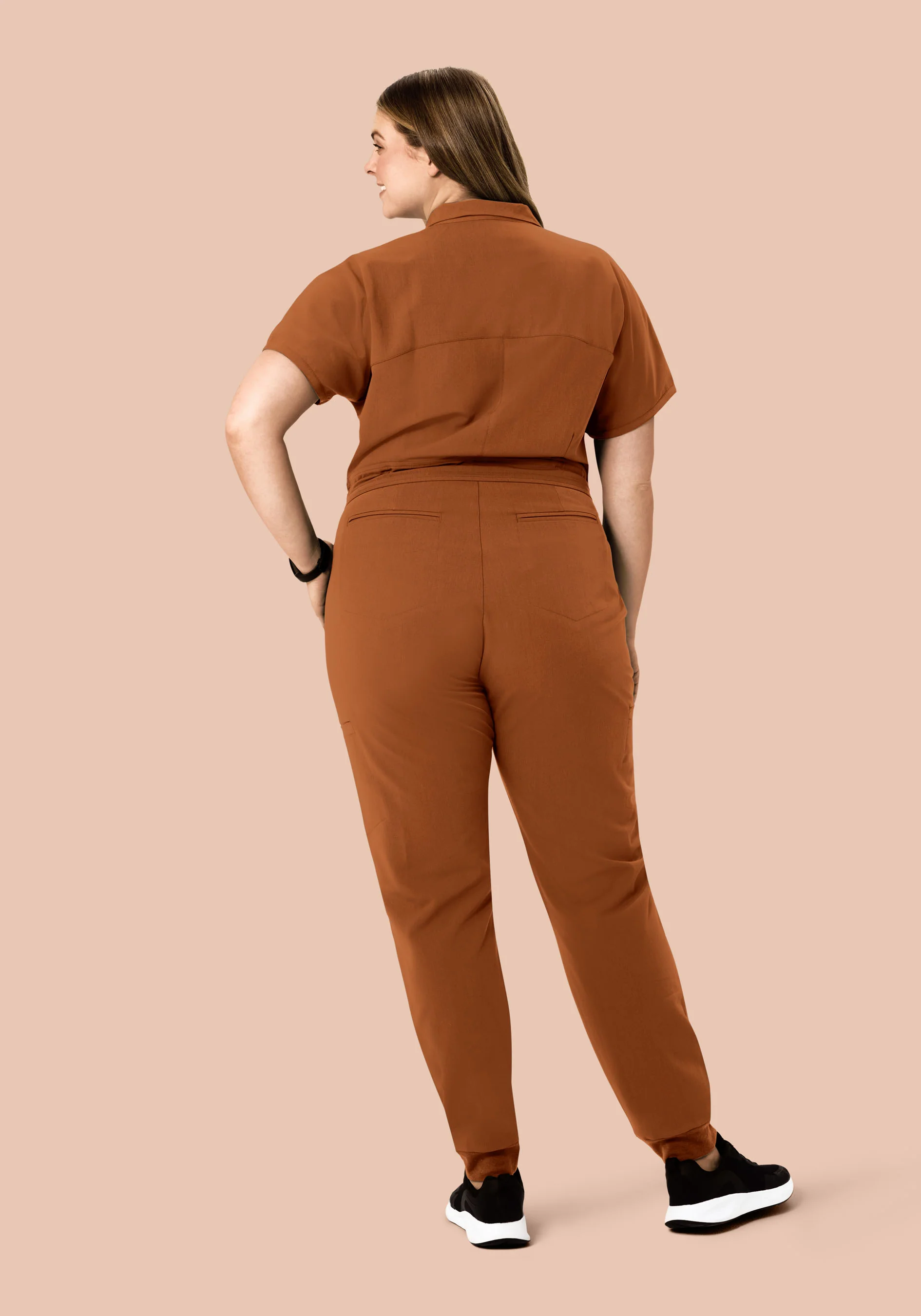 Women's Jumpsuit Roasted Pecan - Image 10