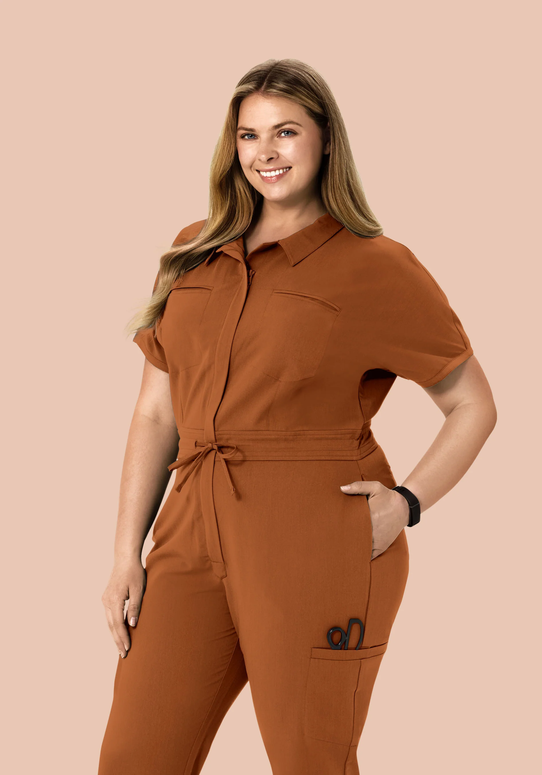 Women's Jumpsuit Roasted Pecan - Image 8