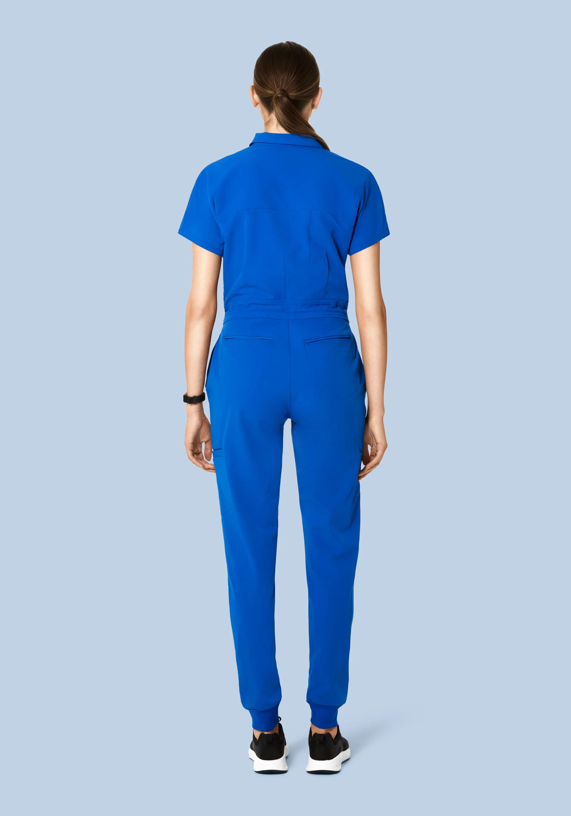 Women's Jumpsuit Royal Blue - Image 4