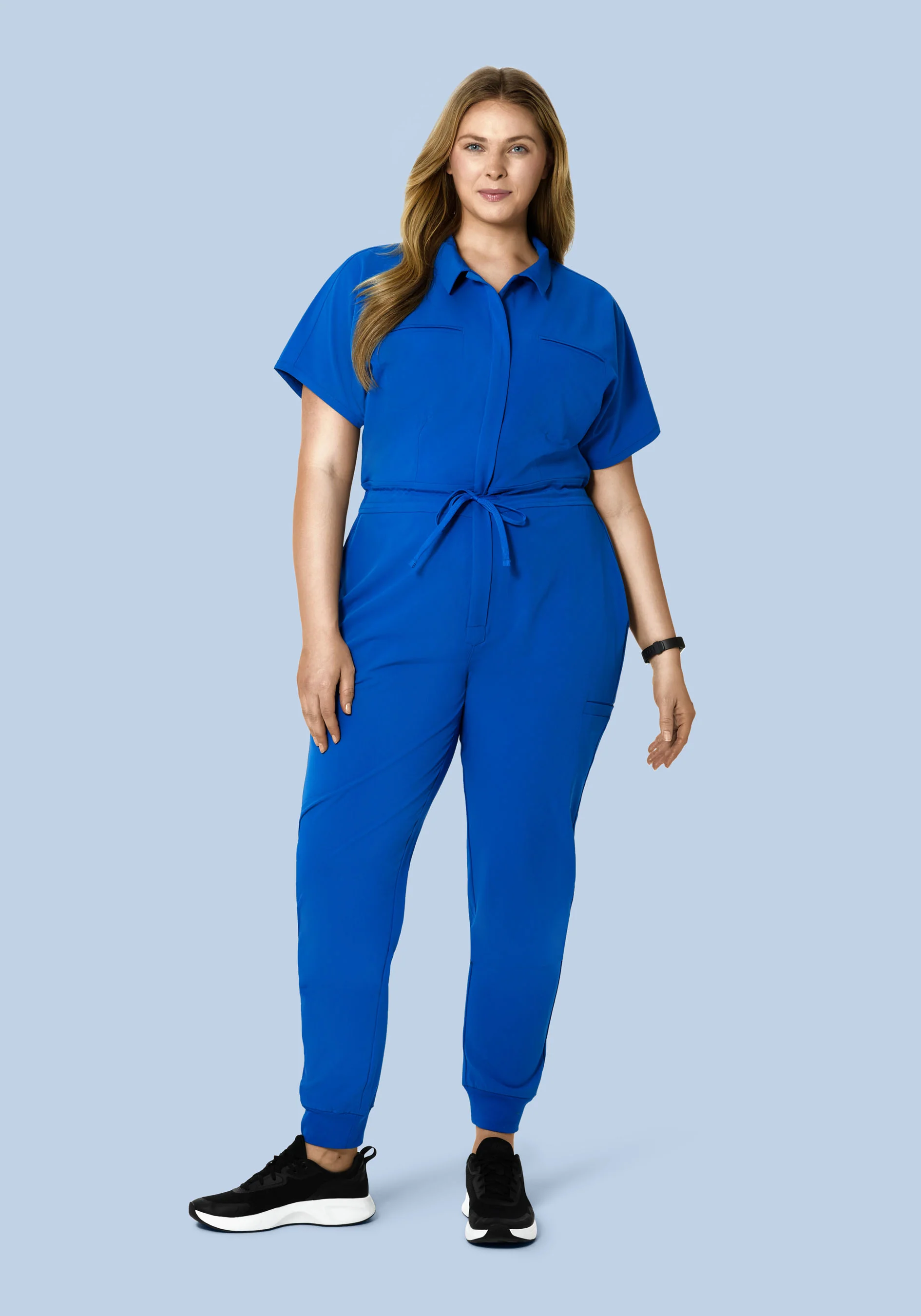 Women's Jumpsuit Royal Blue - Image 5