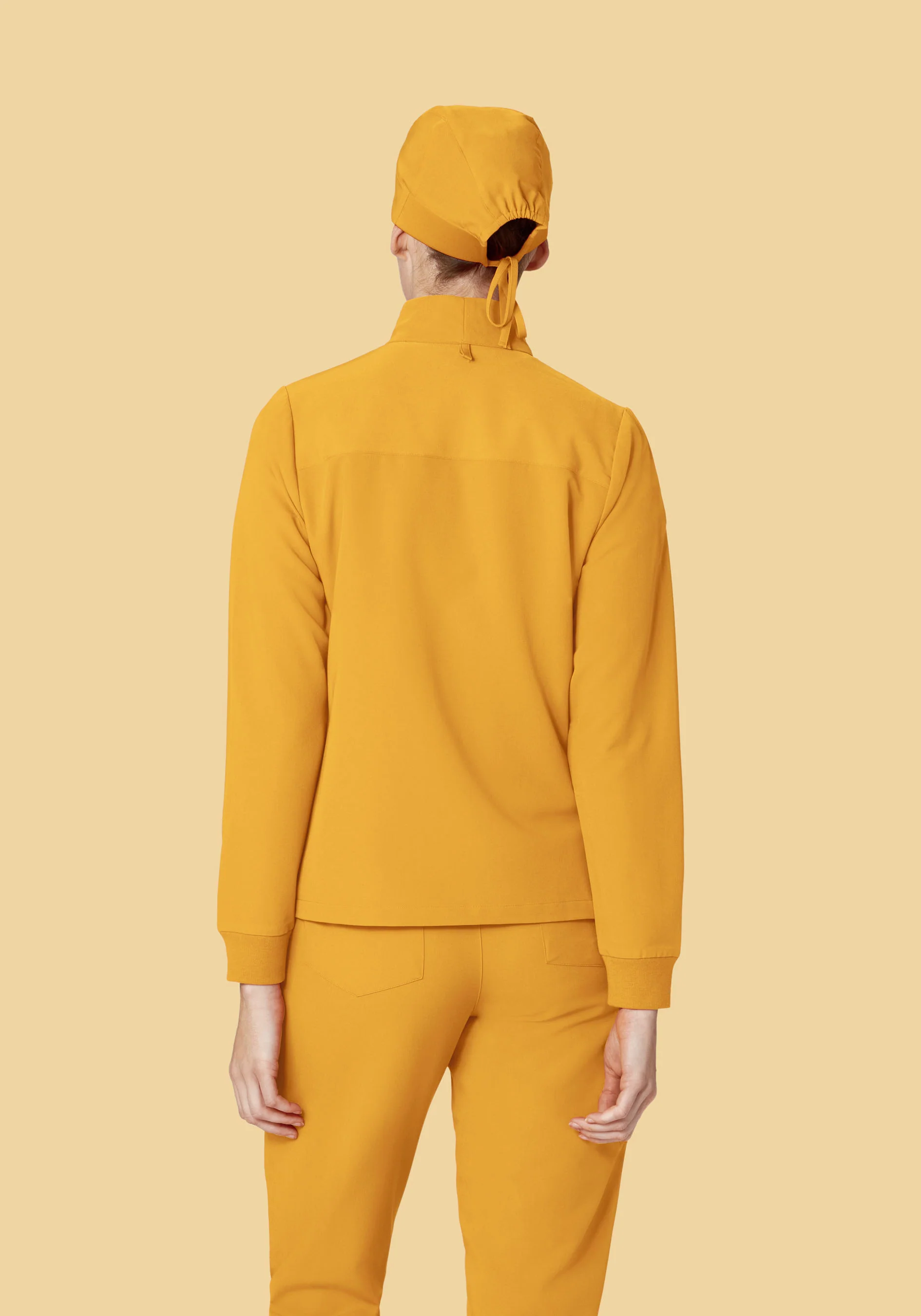 Women's Modern Scrub Jacket Honey - Image 5