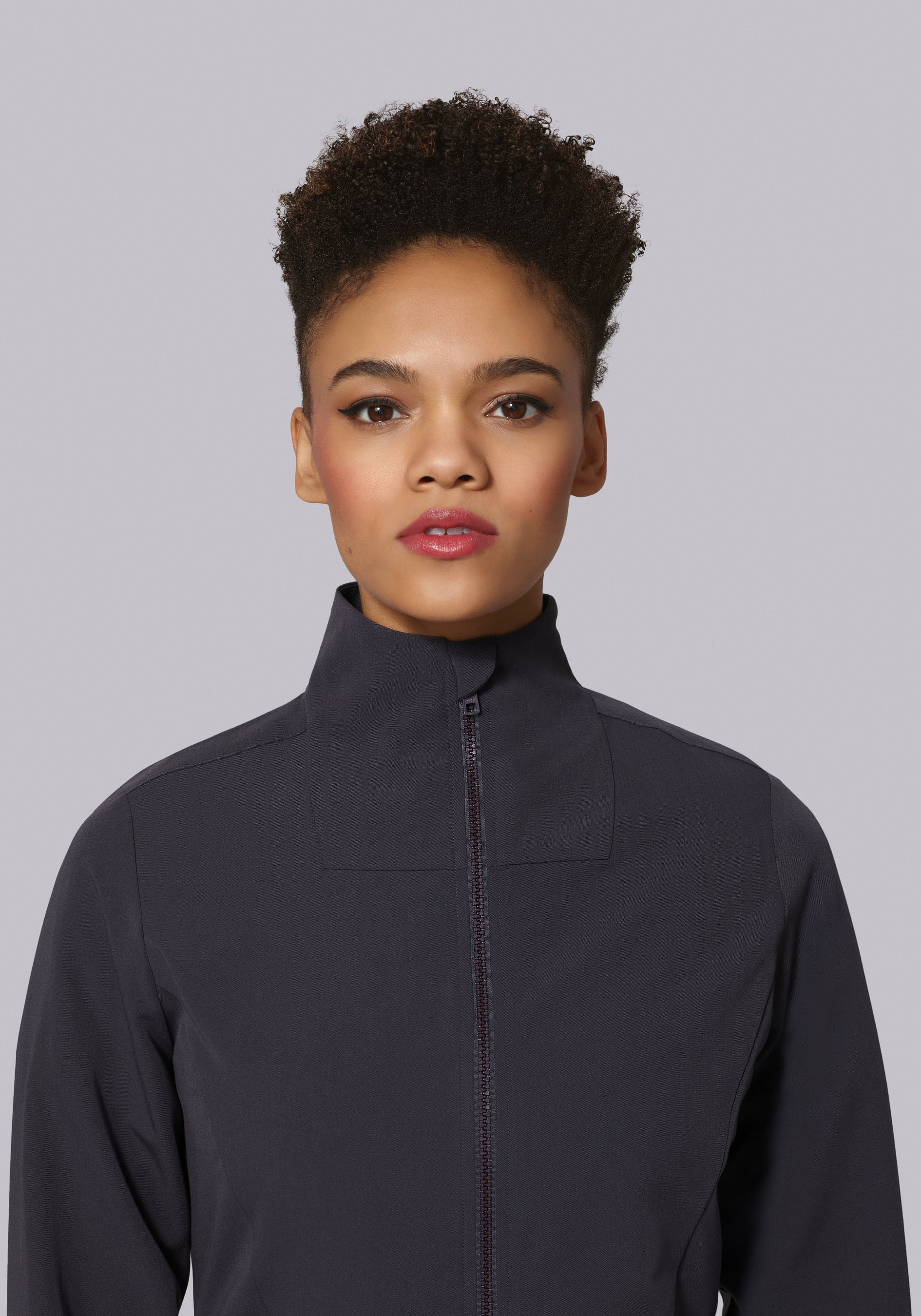 Women's Modern Scrub Jacket Pewter - Image 3