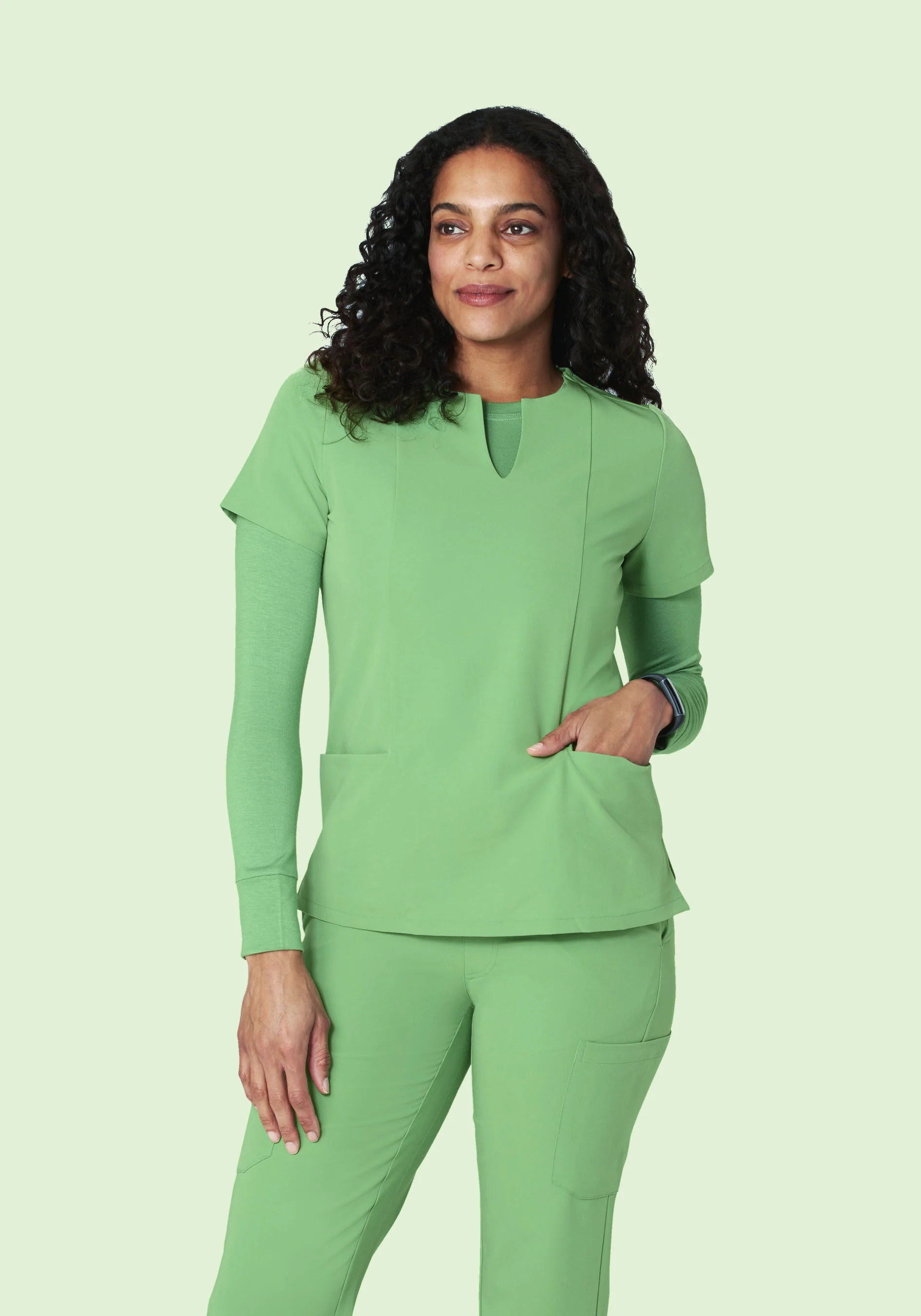 Women's Underscrubs Aloe - Image 2