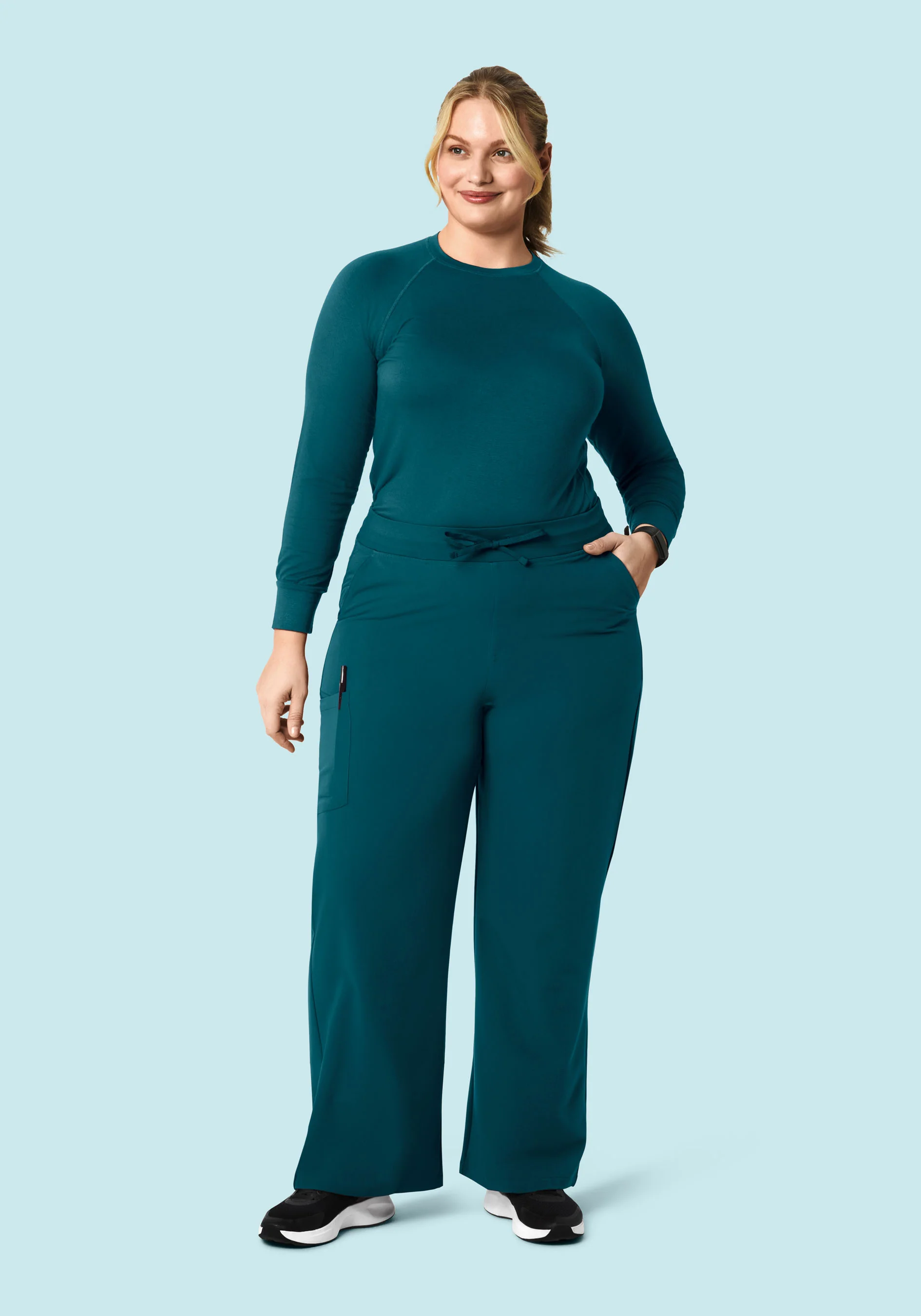Women's Underscrubs Caribbean Blue - Image 10