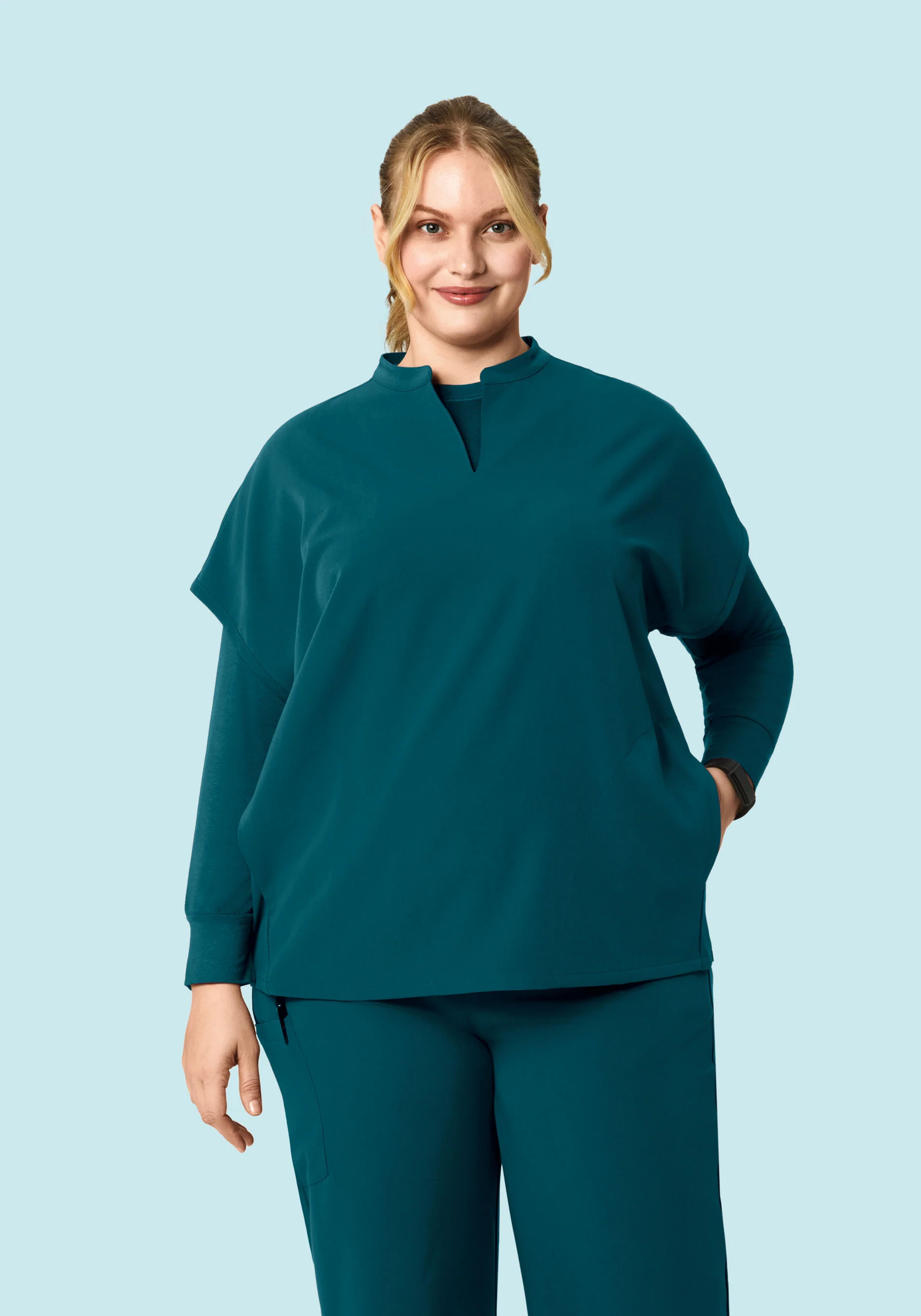 Women's Underscrubs Caribbean Blue - Image 9