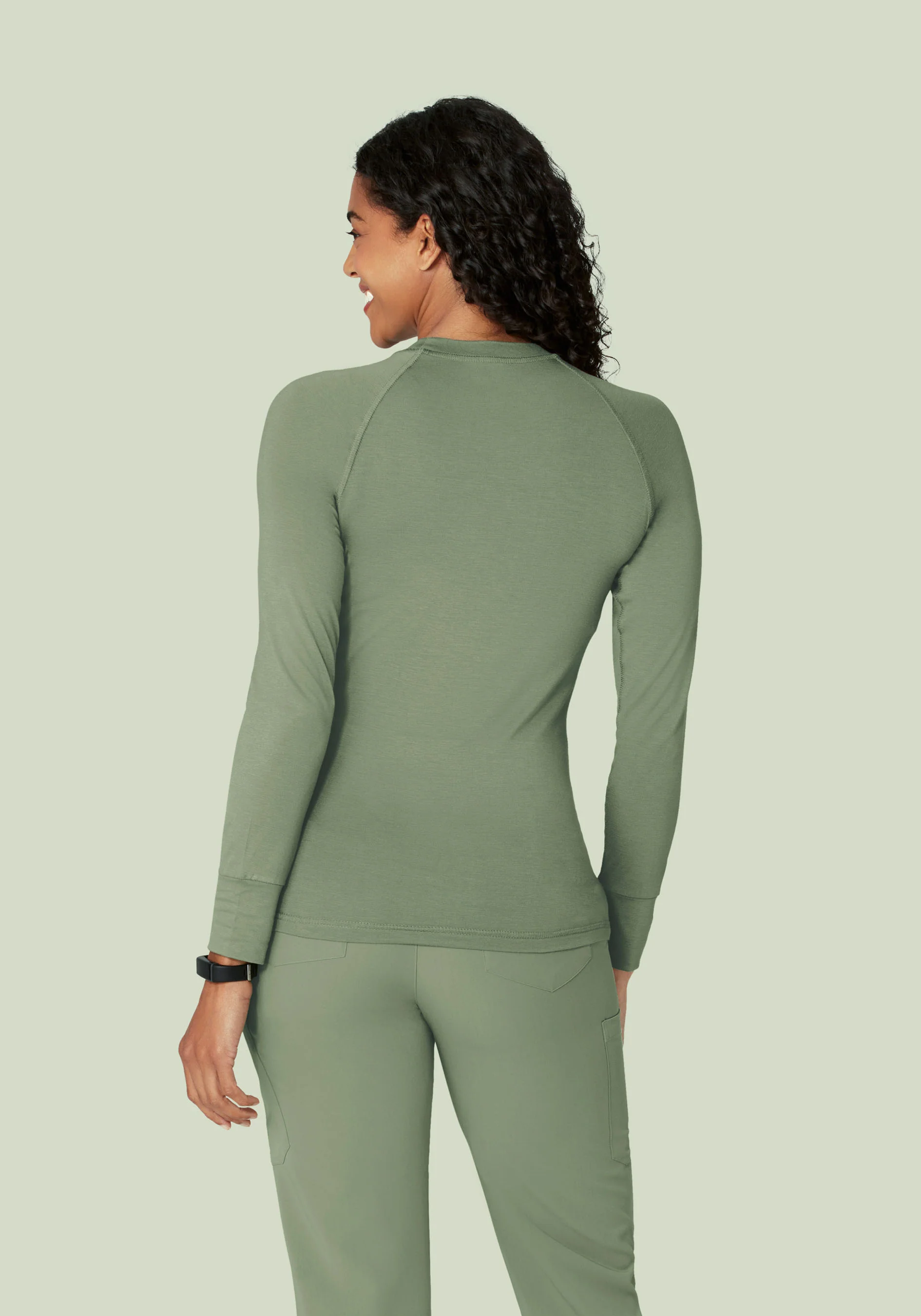 Women's Underscrubs Cool Sage - Image 2