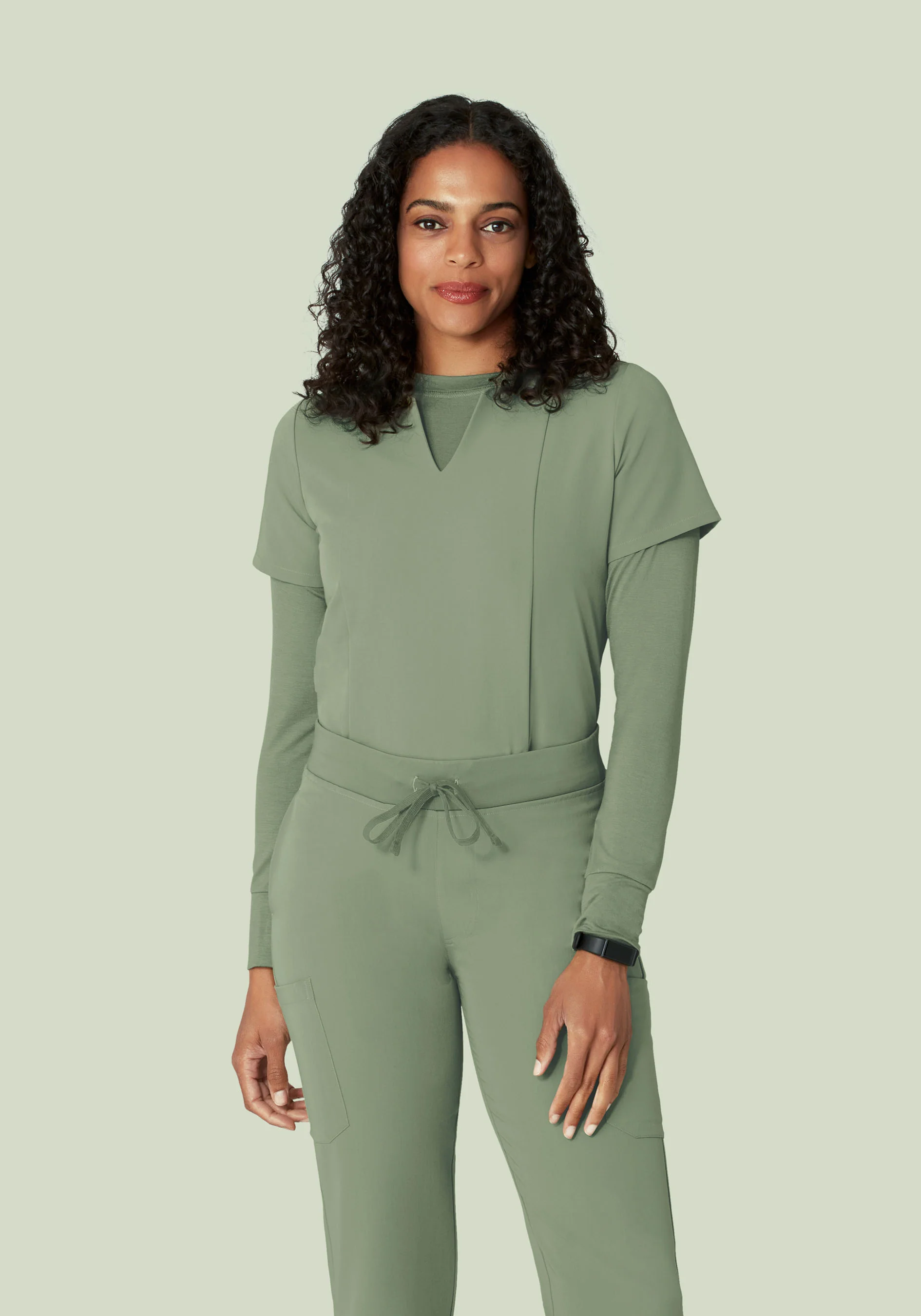 Women's Underscrubs Cool Sage - Image 3