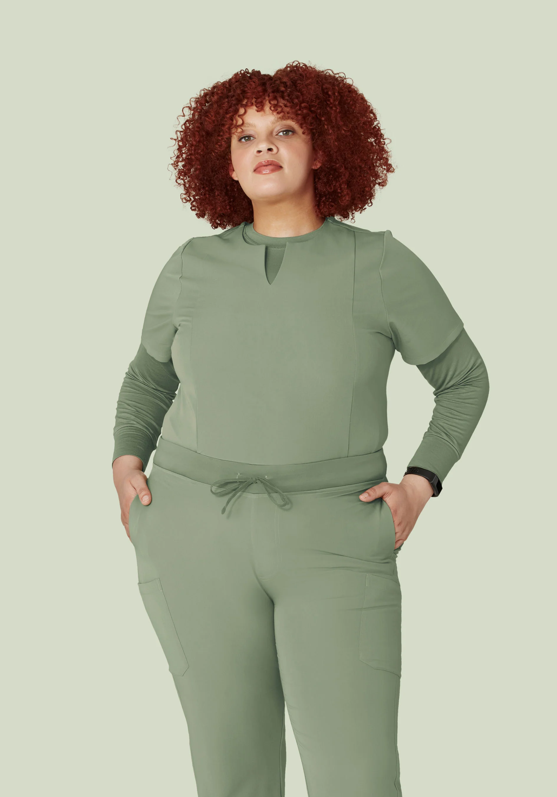 Women's Underscrubs Cool Sage - Image 6