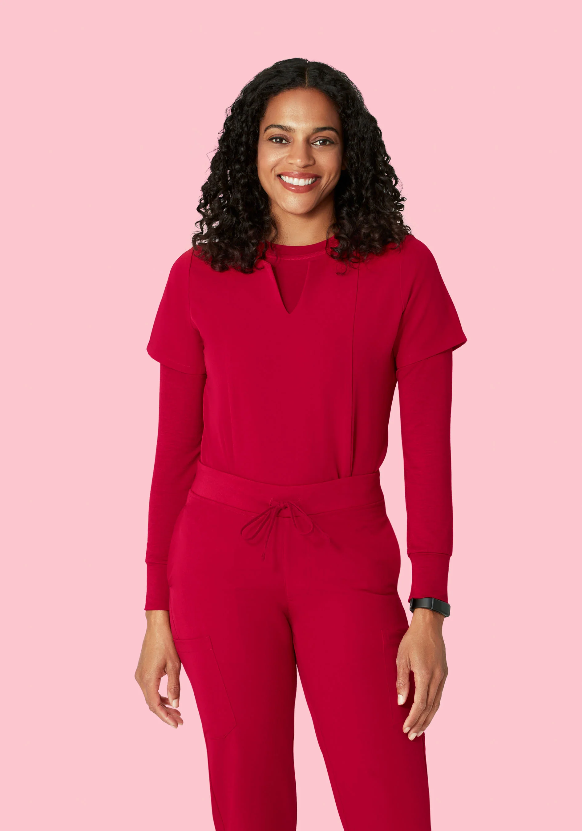 Women's Underscrubs Crimson - Image 3