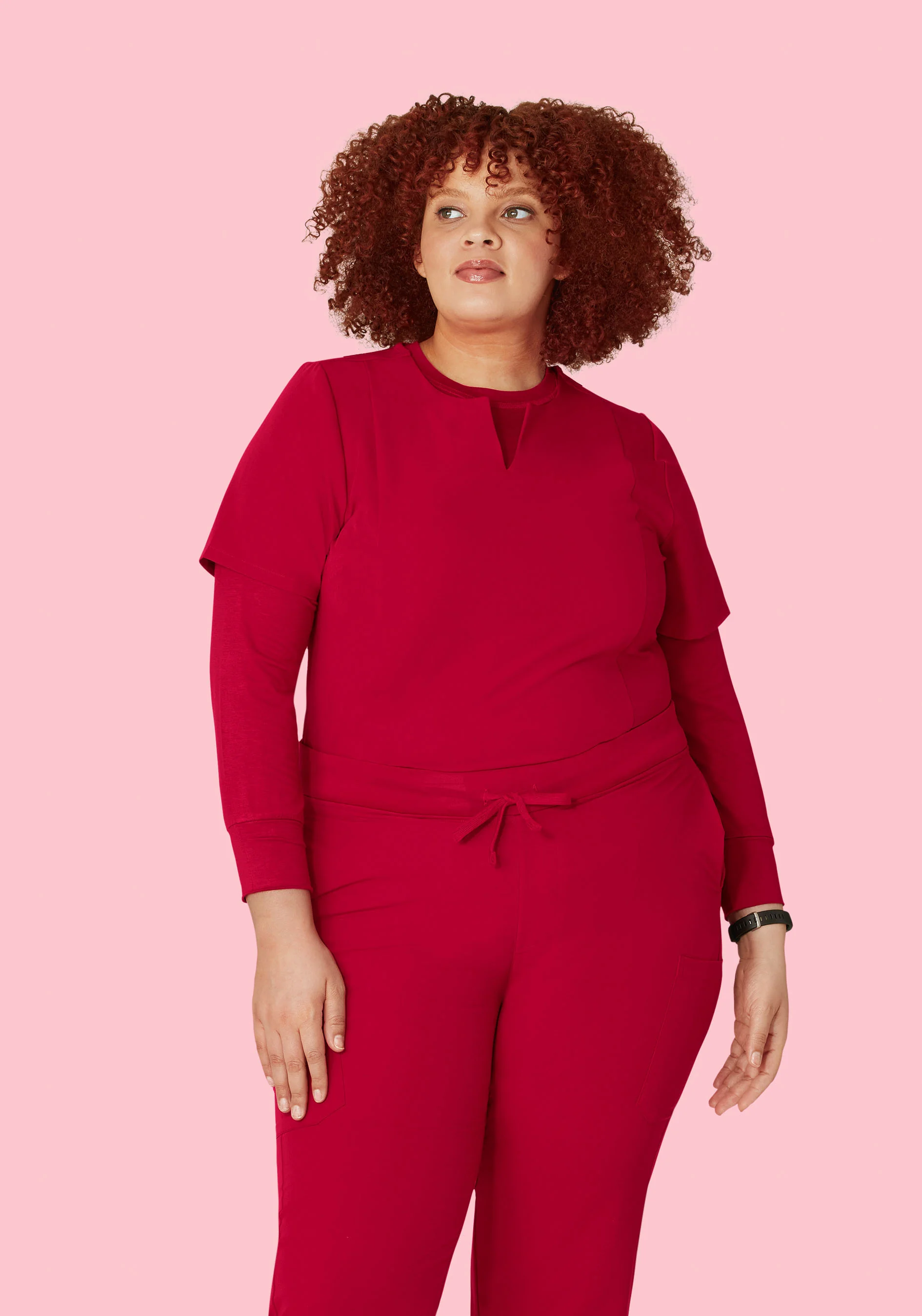 Women's Underscrubs Crimson - Image 6