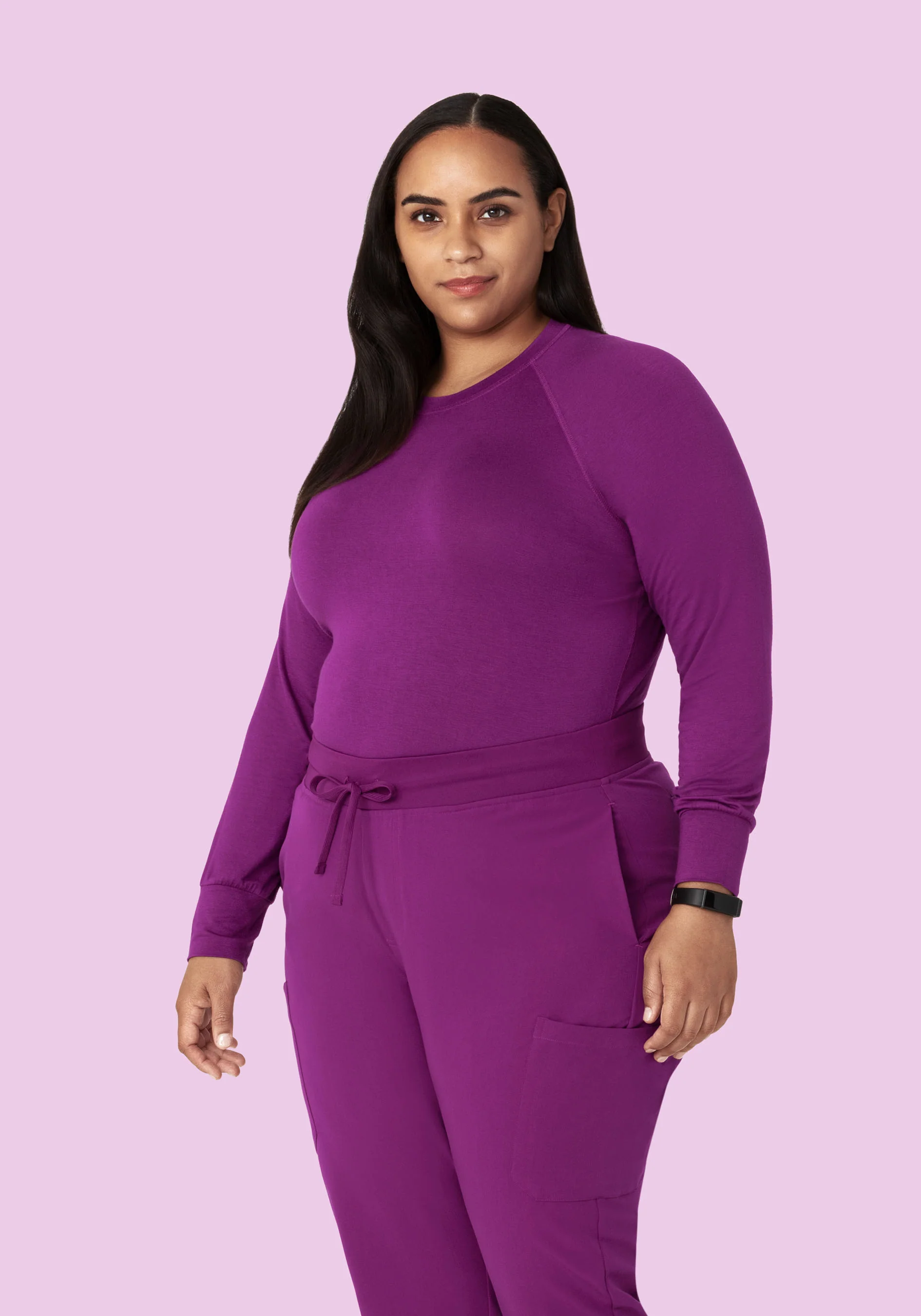 Women's Underscrubs Dark Orchid - Image 5