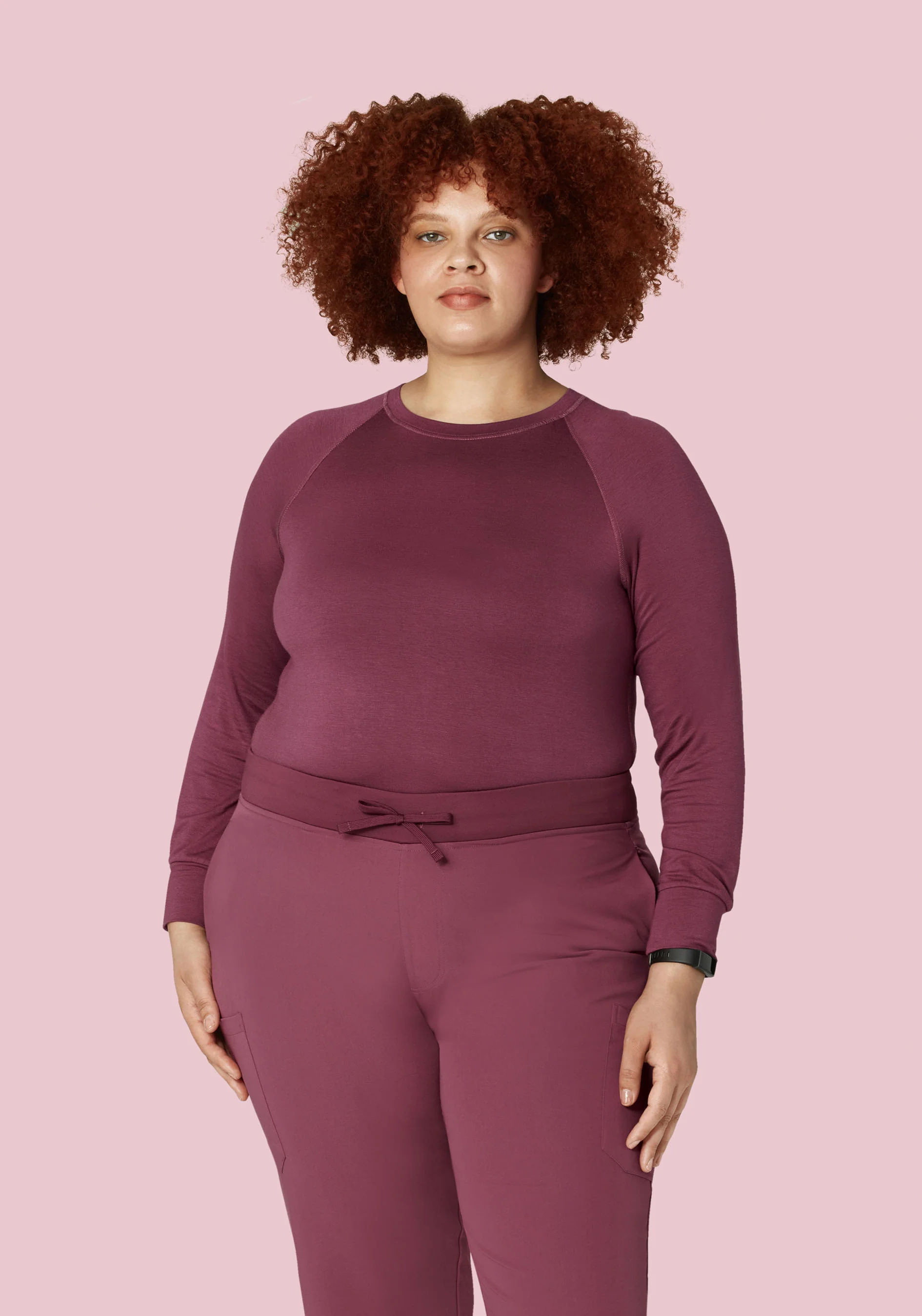 Women's Underscrubs Deep Mauve - Image 4