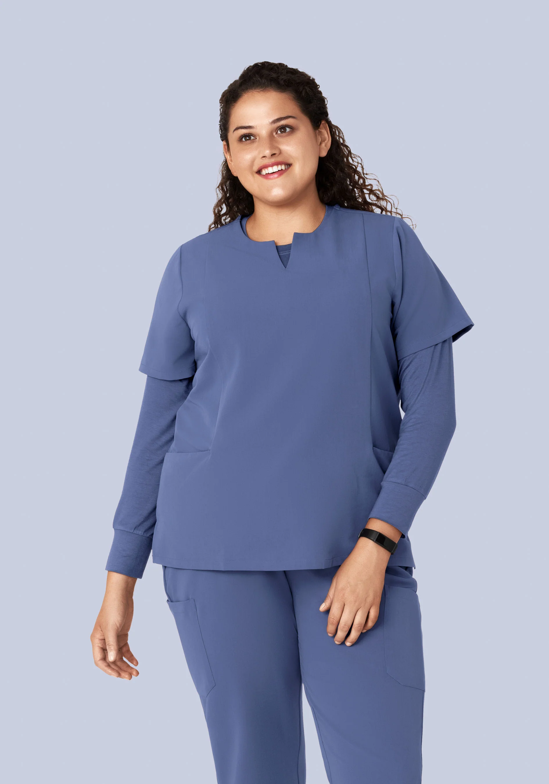 Women's Underscrubs Deep Periwinkle - Image 6