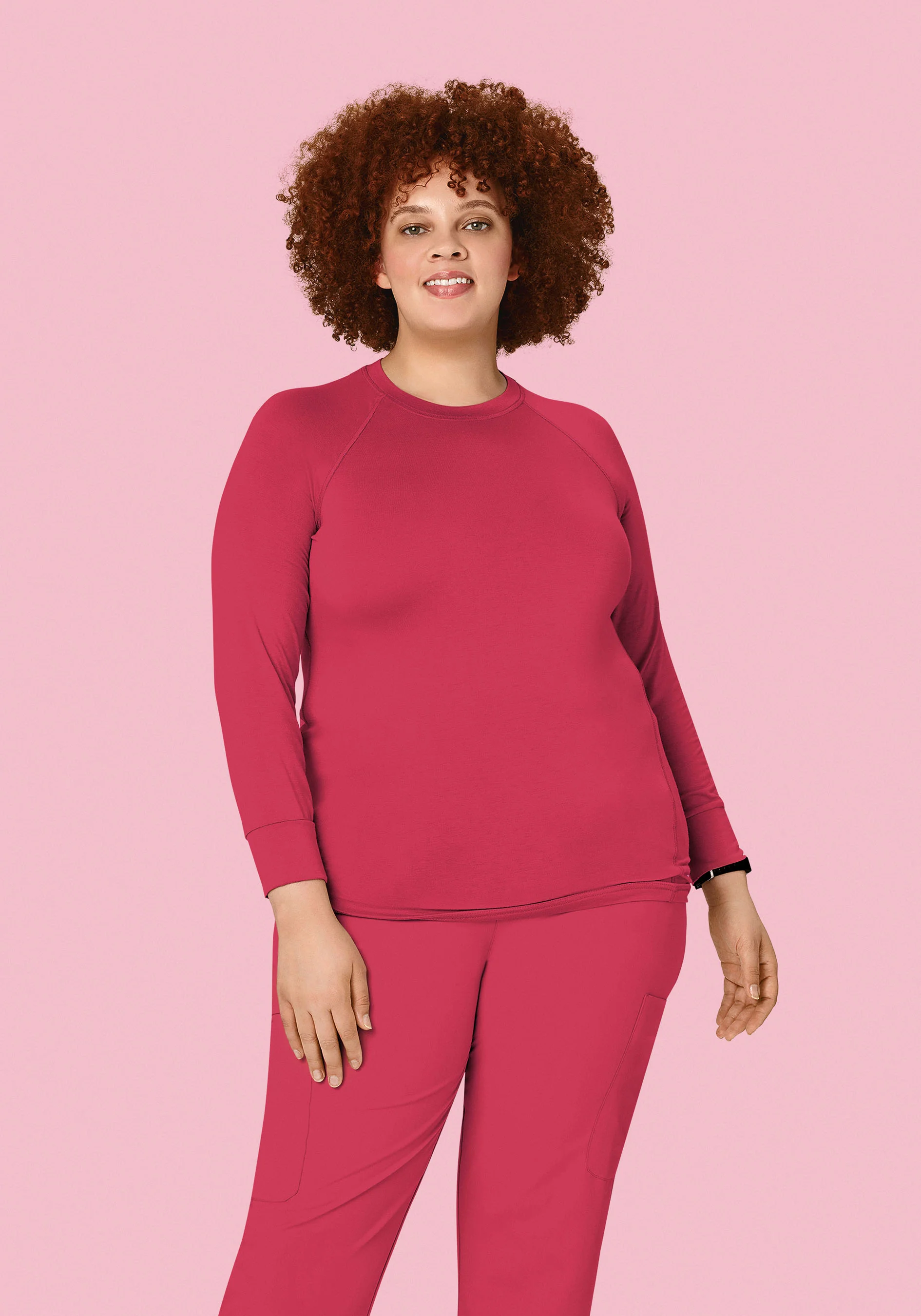 Women's Underscrubs Deep Rose - Image 3