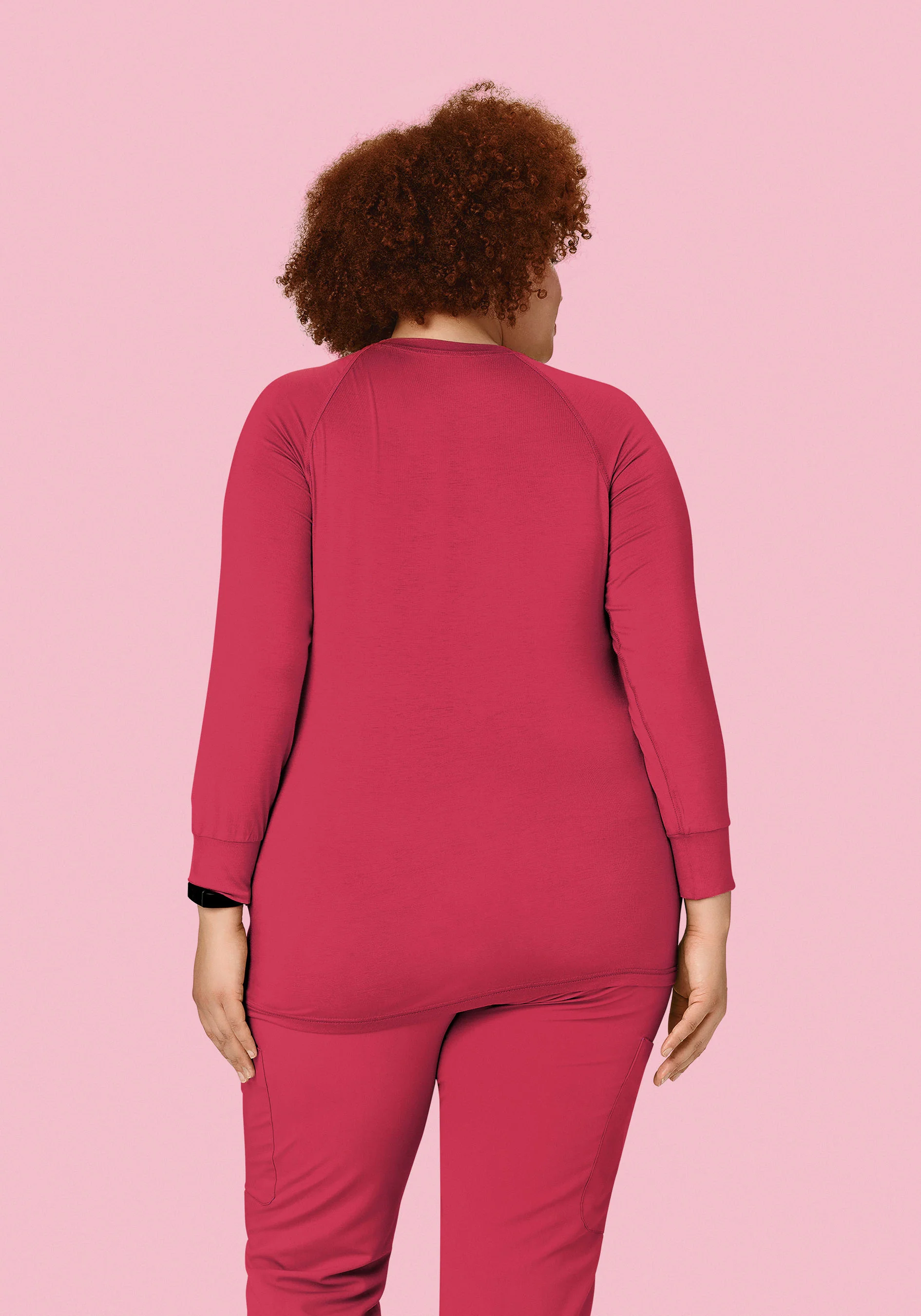 Women's Underscrubs Deep Rose - Image 4