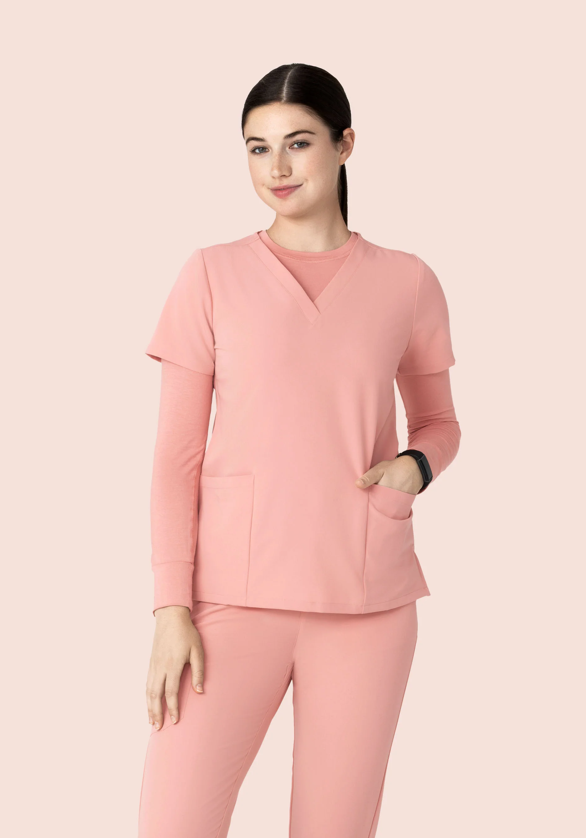 Women's Underscrubs Dusty Pink - Image 3