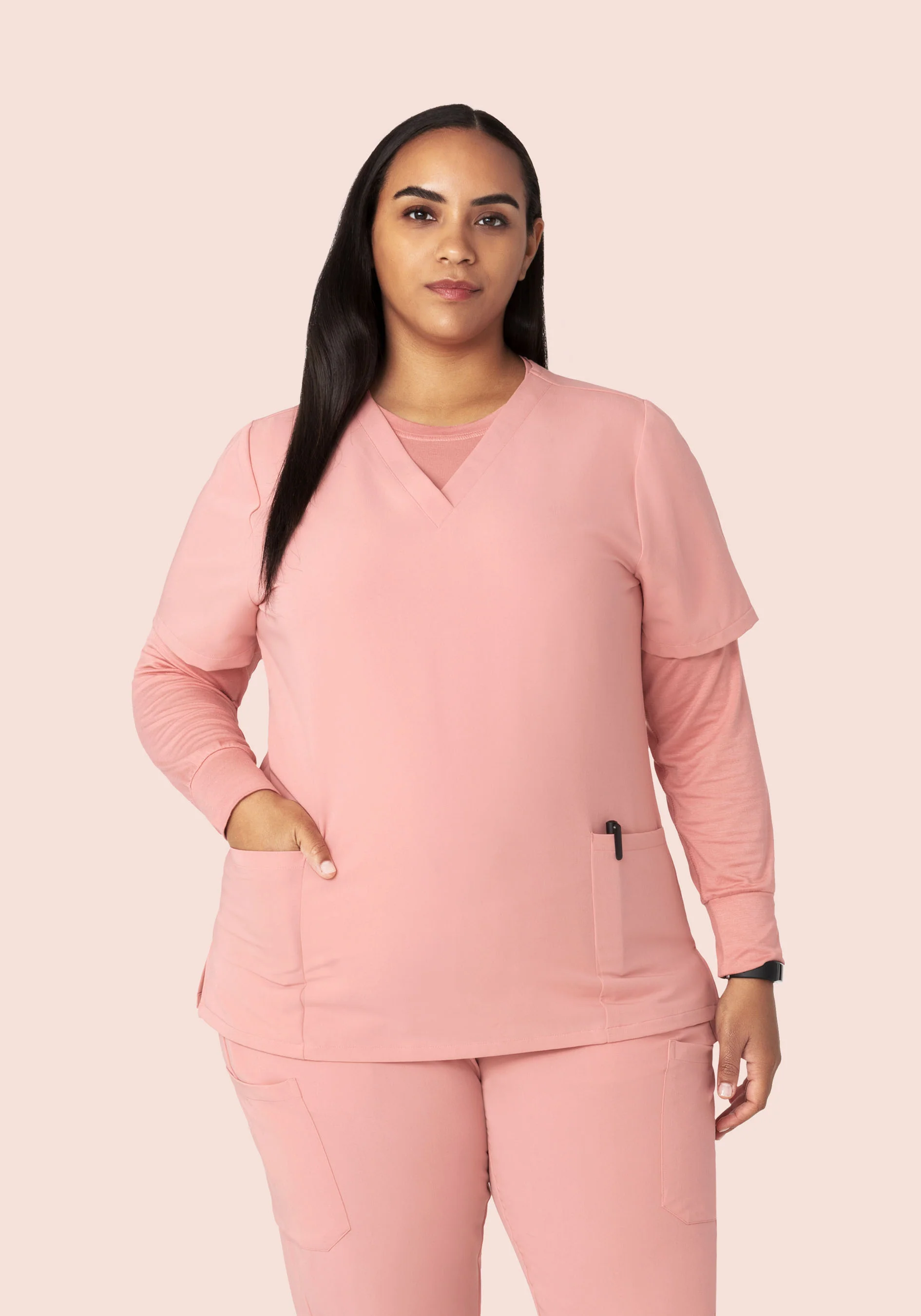 Women's Underscrubs Dusty Pink - Image 7