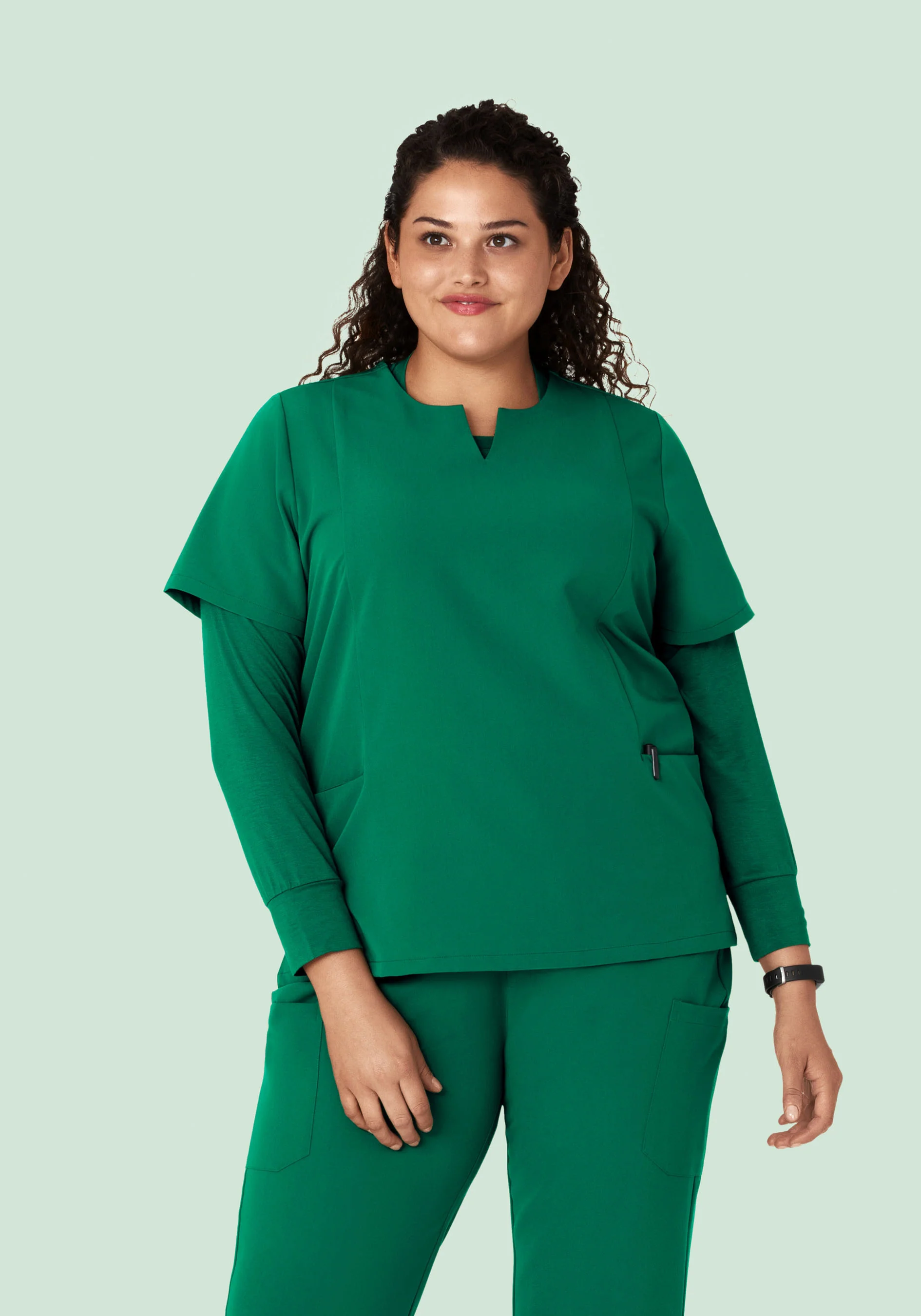 Women's Underscrubs Envy Green - Image 6