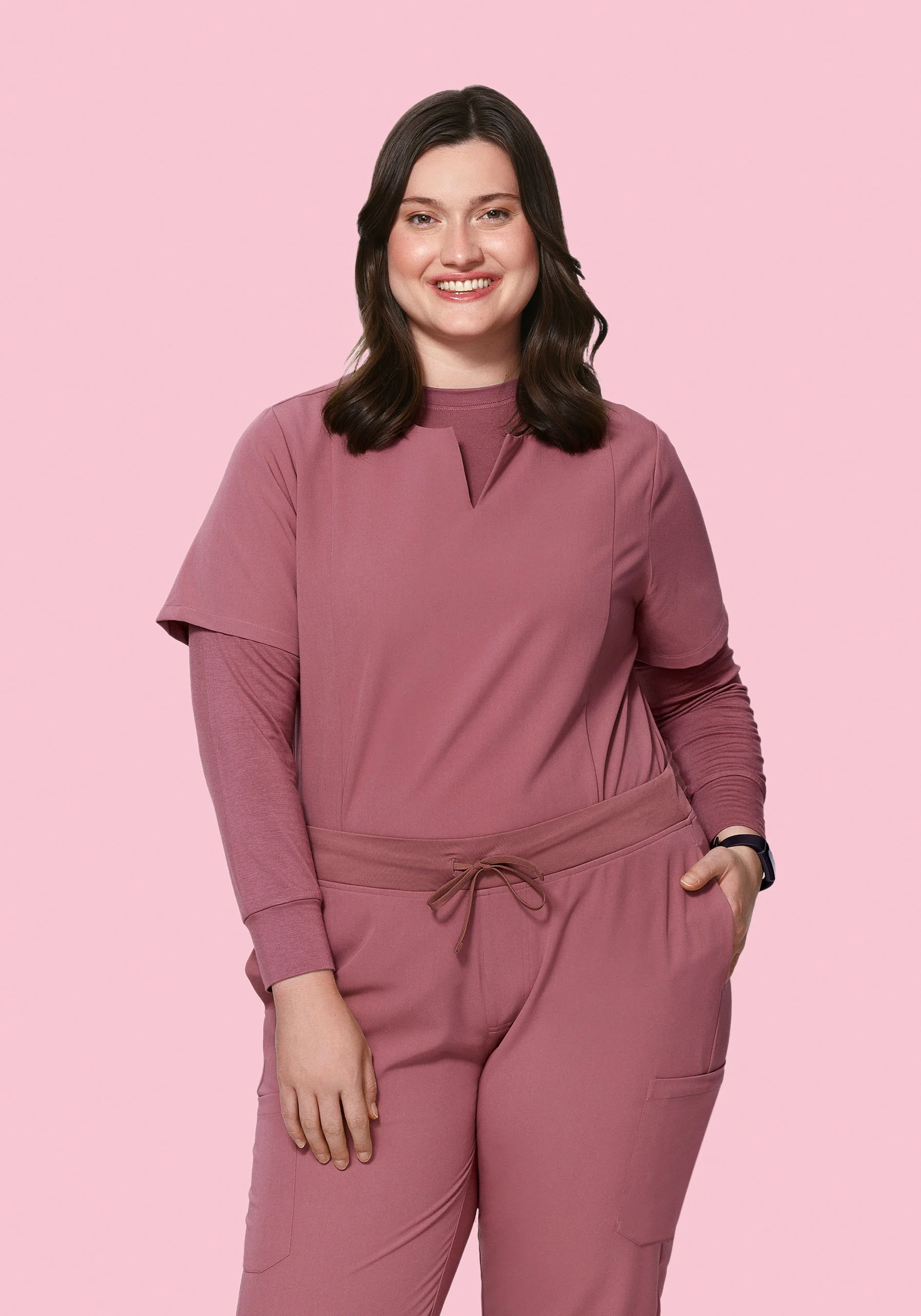Women's Underscrubs Mauve - Image 6