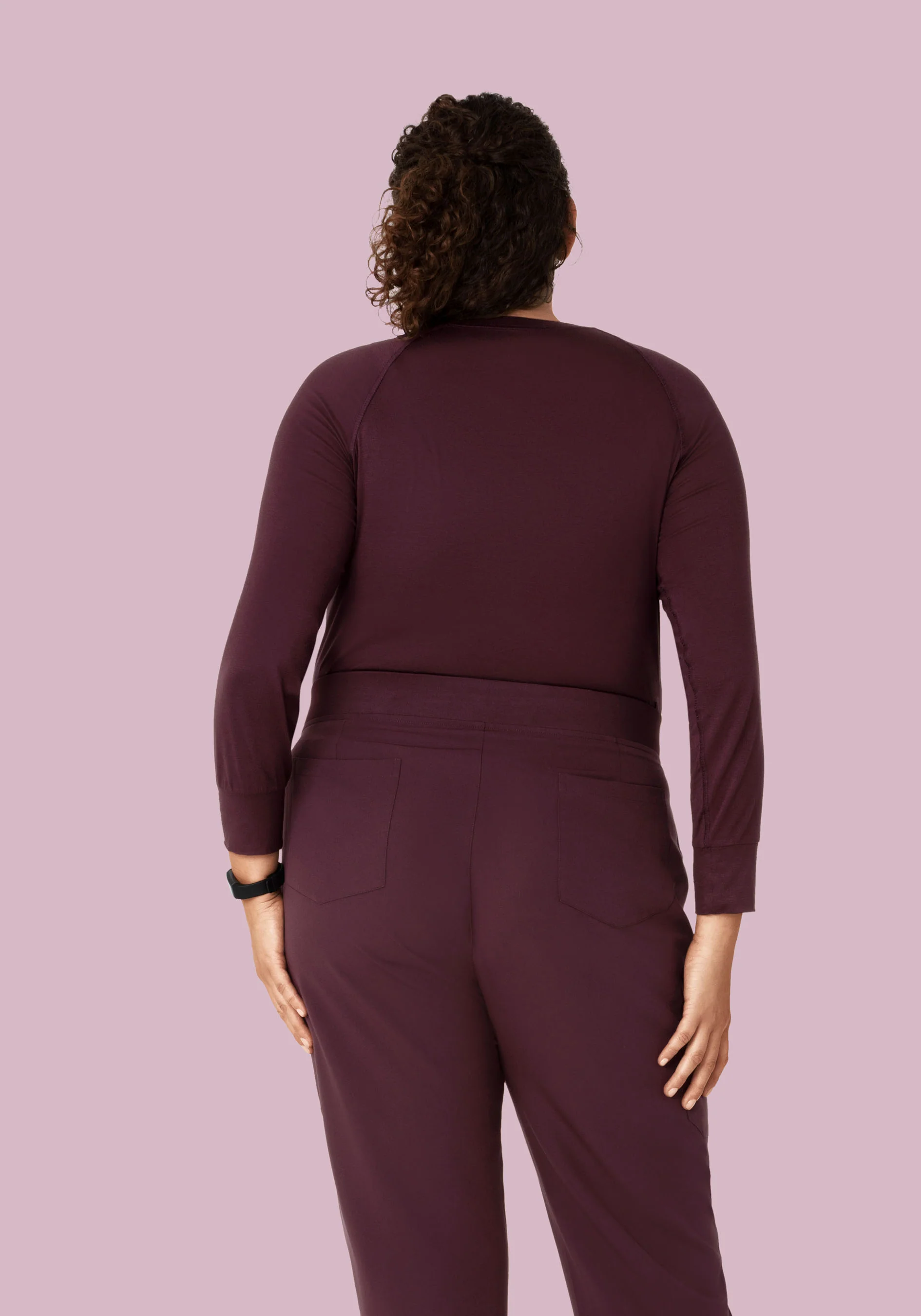 Women's Underscrubs Merlot - Image 5