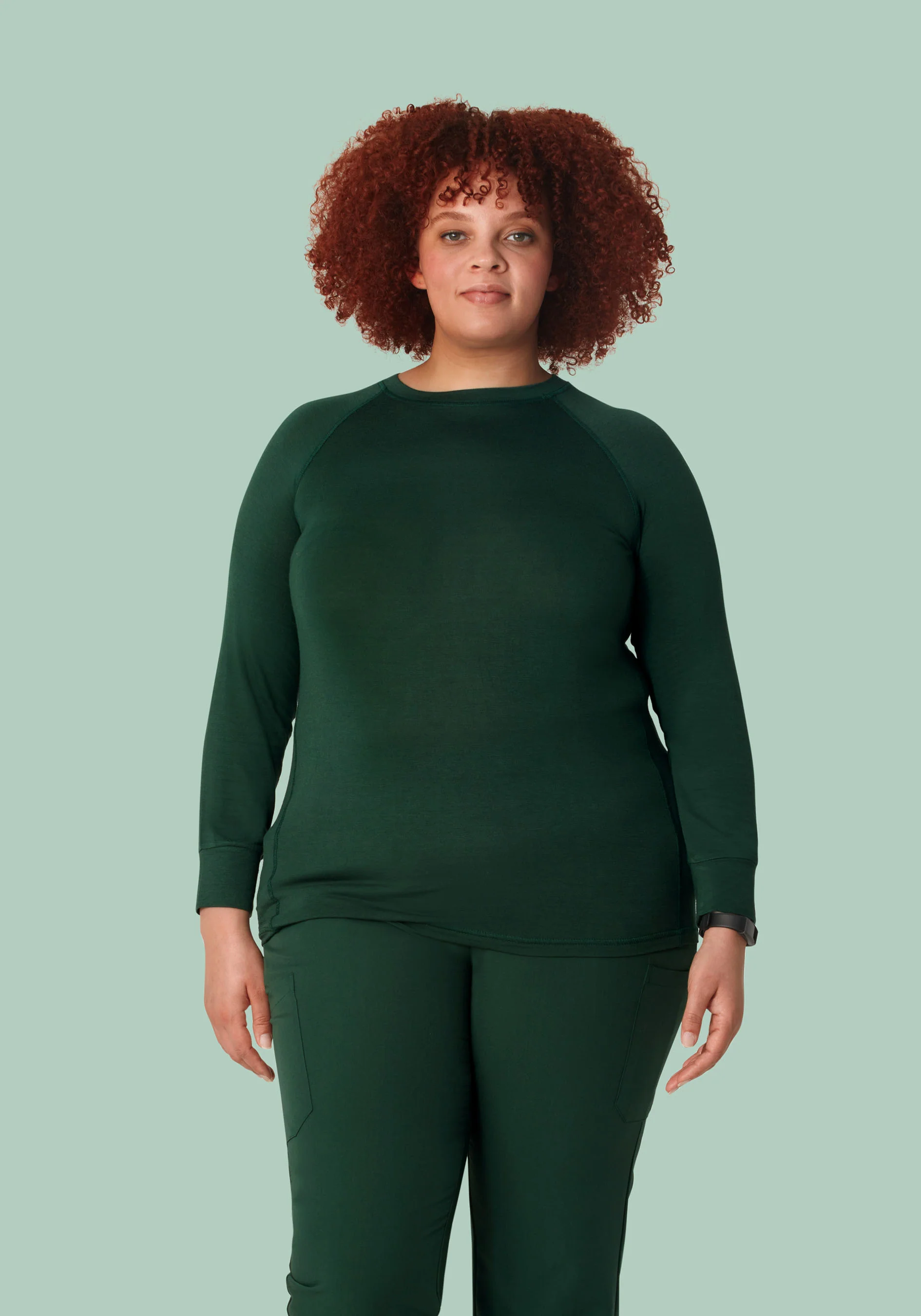 Women's Underscrubs Midnight Green - Image 4