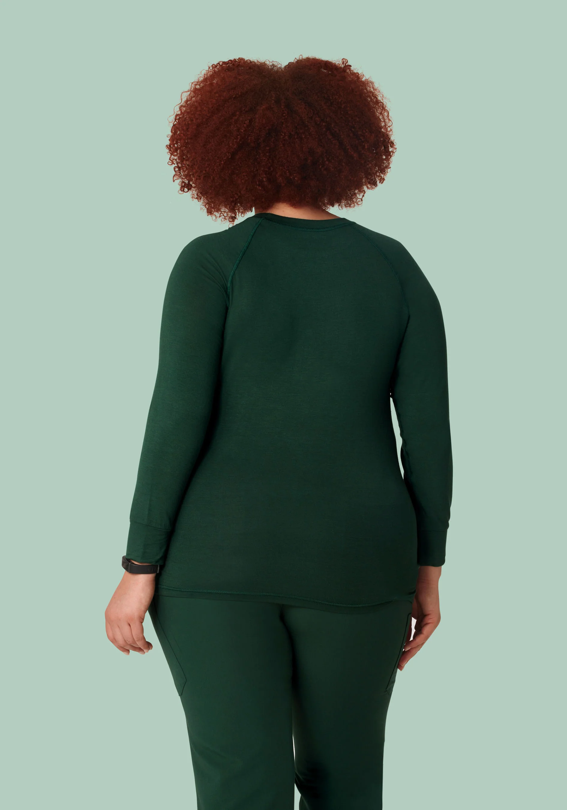 Women's Underscrubs Midnight Green - Image 5