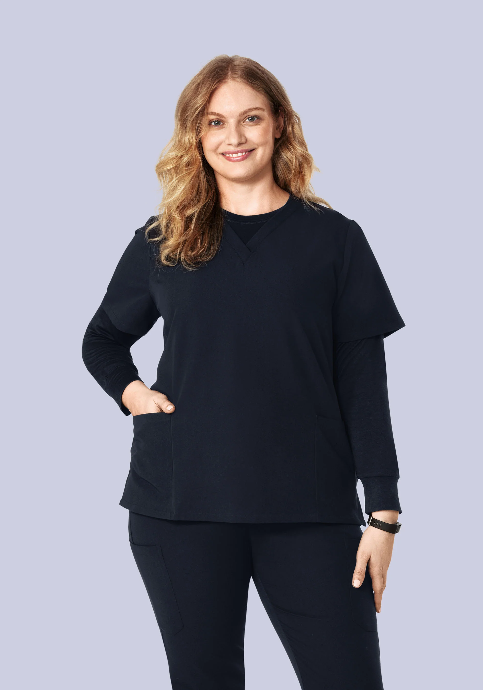 Women's Underscrubs Midnight Navy - Image 7