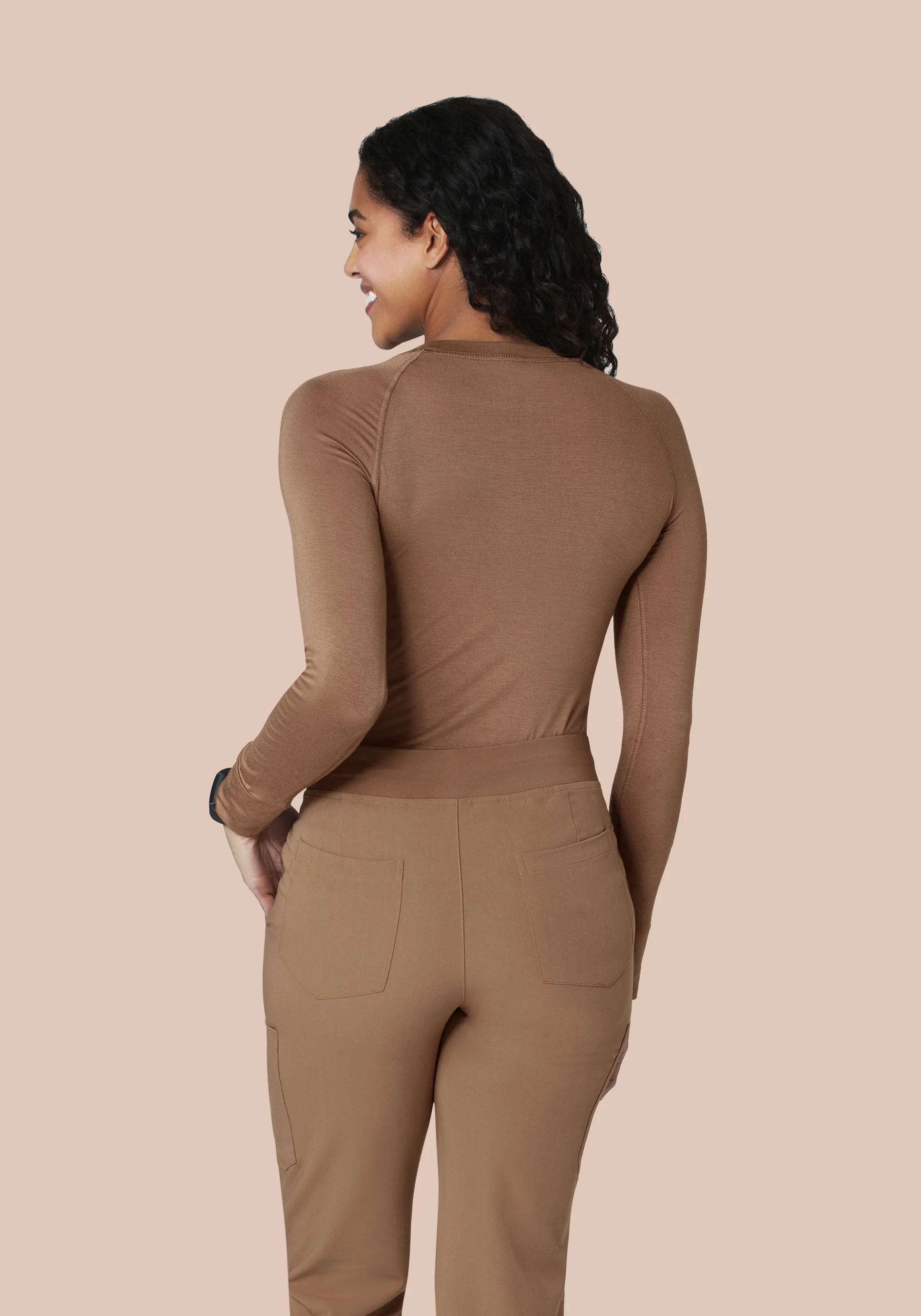 Women's Underscrubs Mocha - Image 3