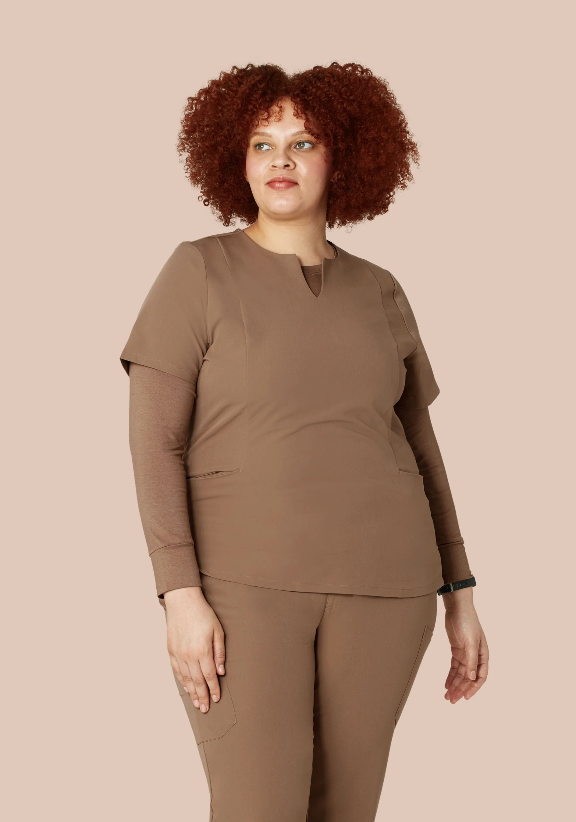 Women's Underscrubs Mocha - Image 5