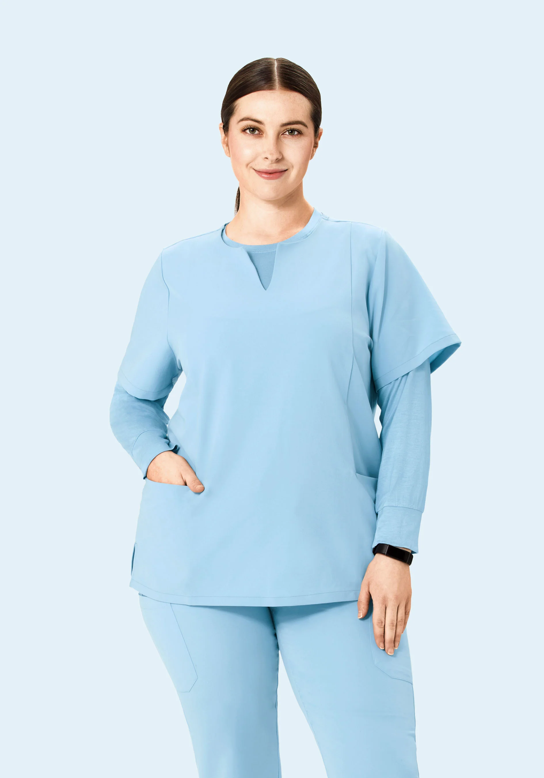 Women's Underscrubs Nordic Blue - Image 6