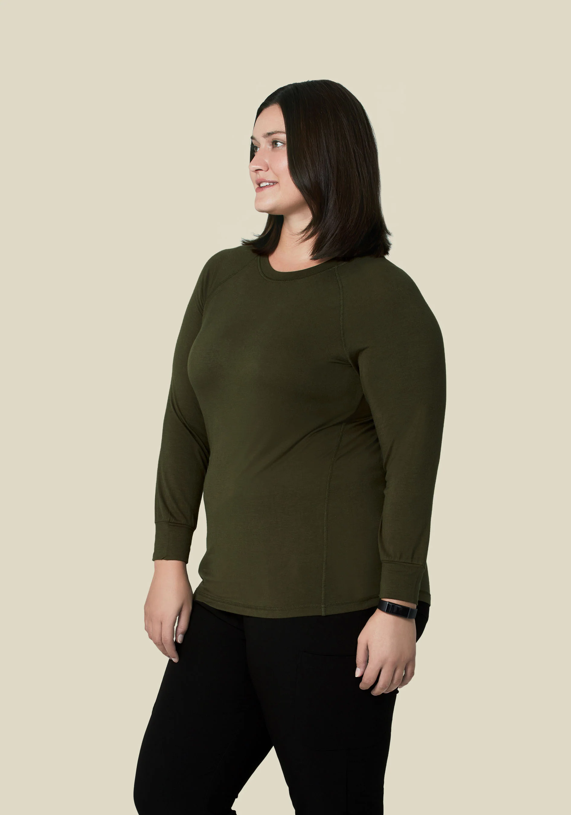 Women's Underscrubs Olive - Image 3