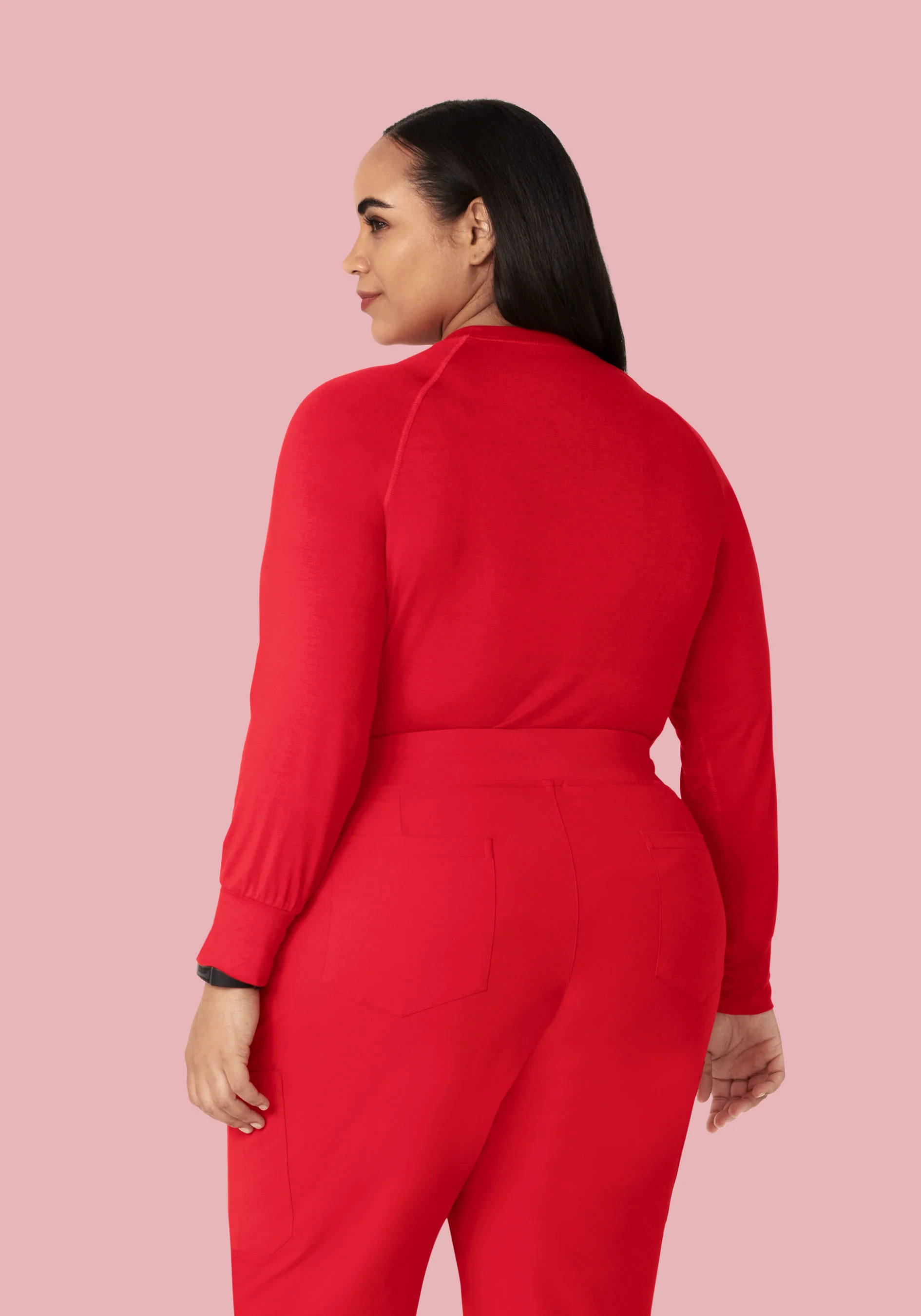 Women's Underscrubs Poppy Red - Image 6