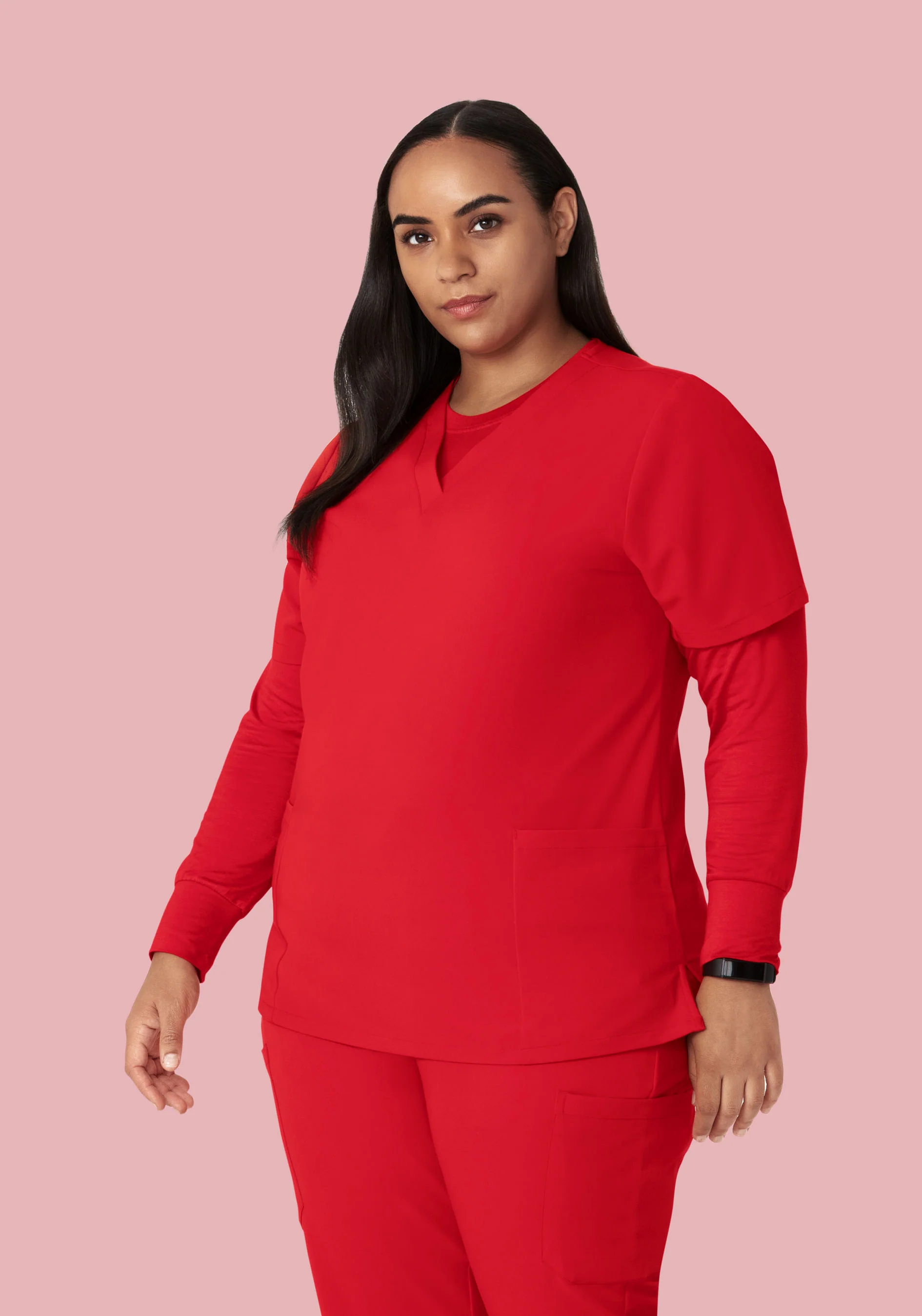 Women's Underscrubs Poppy Red - Image 7