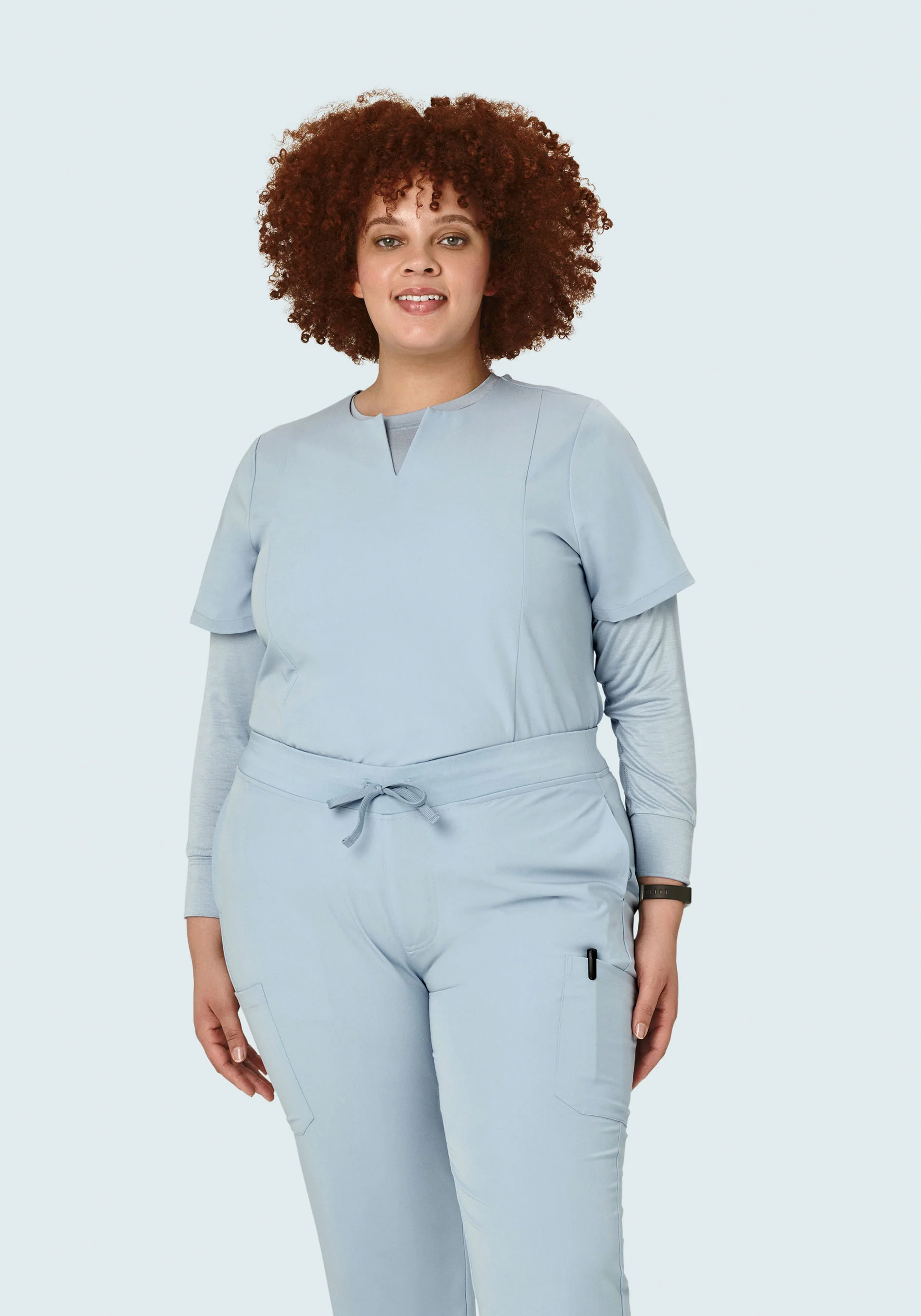 Women's Underscrubs Powder Blue - Image 4