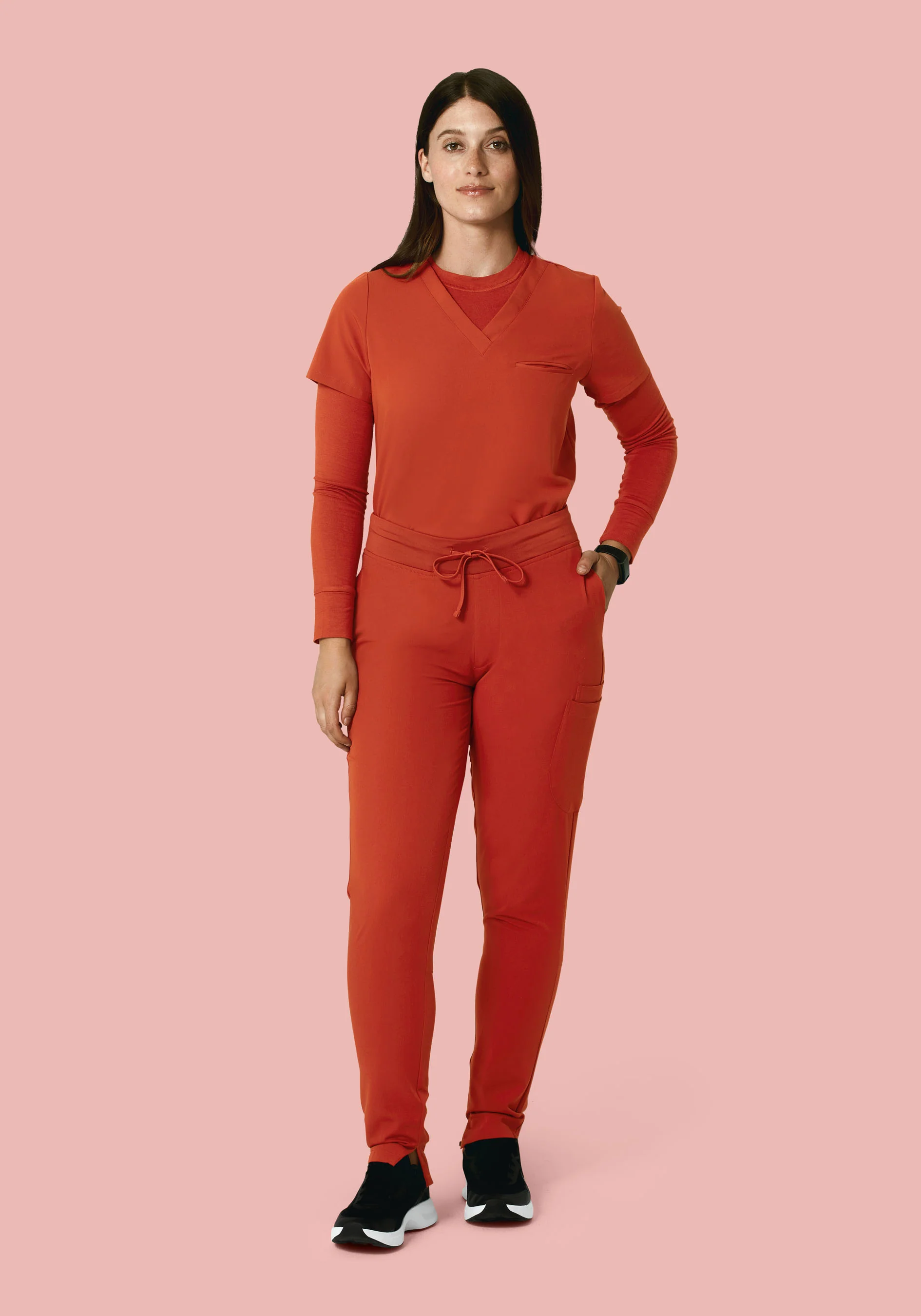 Women's Underscrubs Rust - Image 4