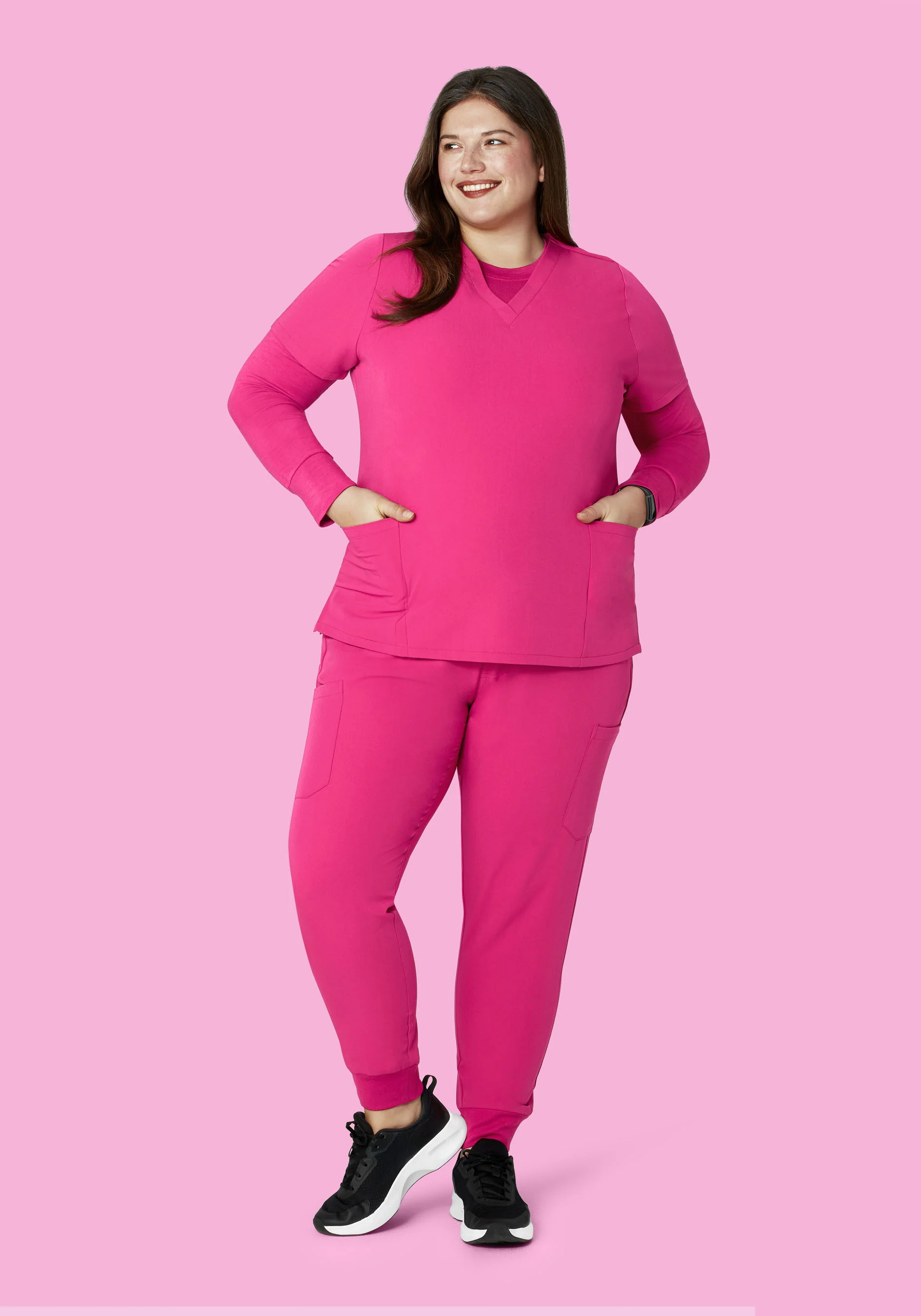 Women's Underscrubs Shocking Pink - Image 4