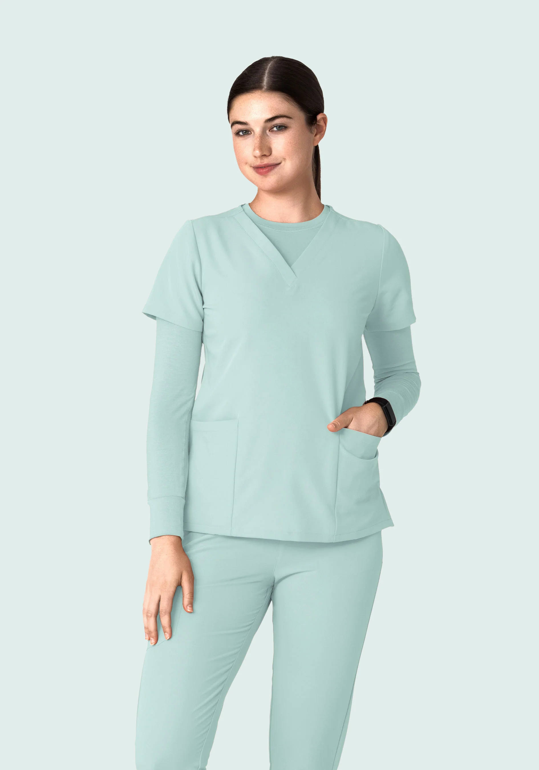 Women's Underscrubs Sterling Blue - Image 3