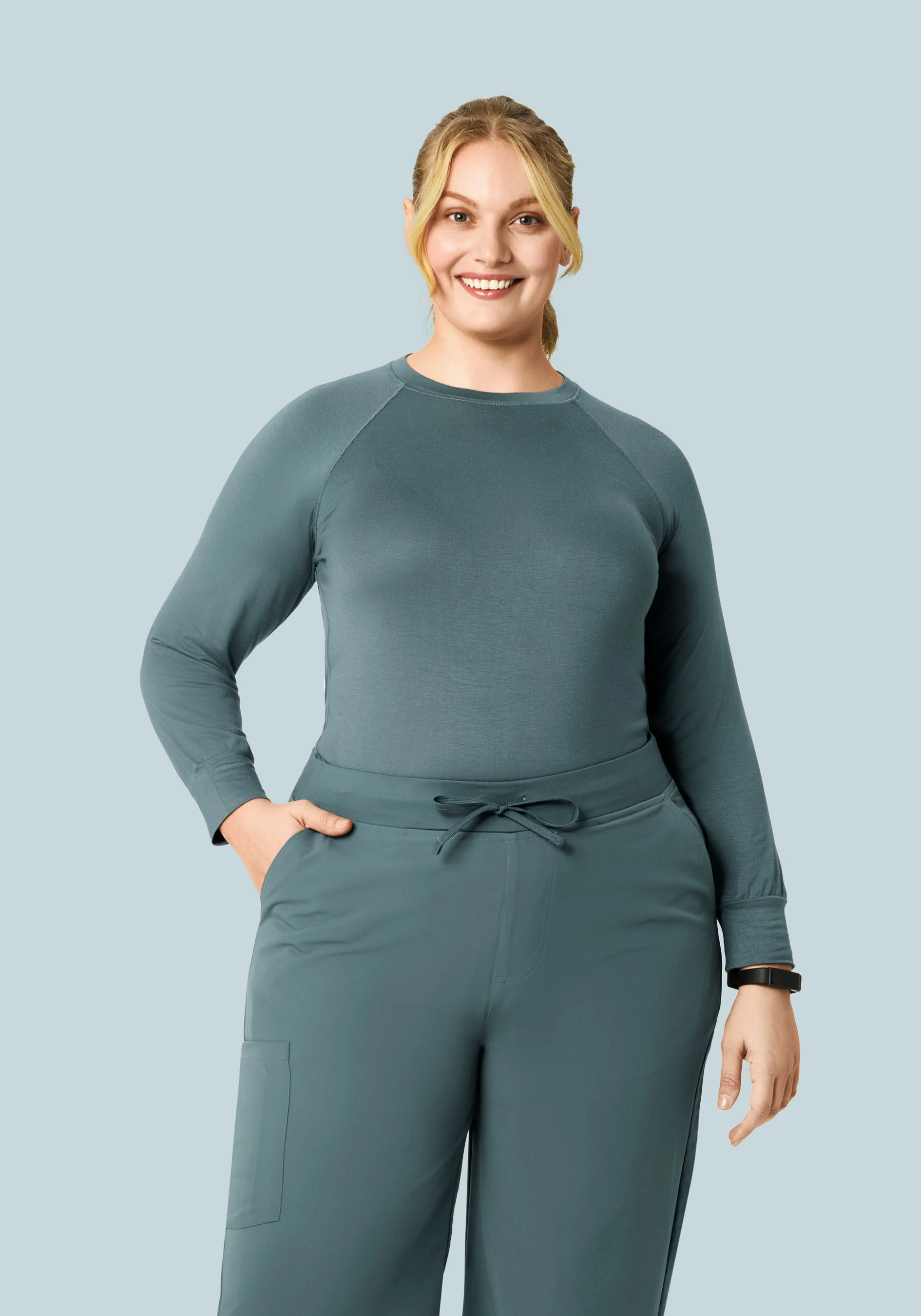 Women's Underscrubs Stormy Sky - Image 3