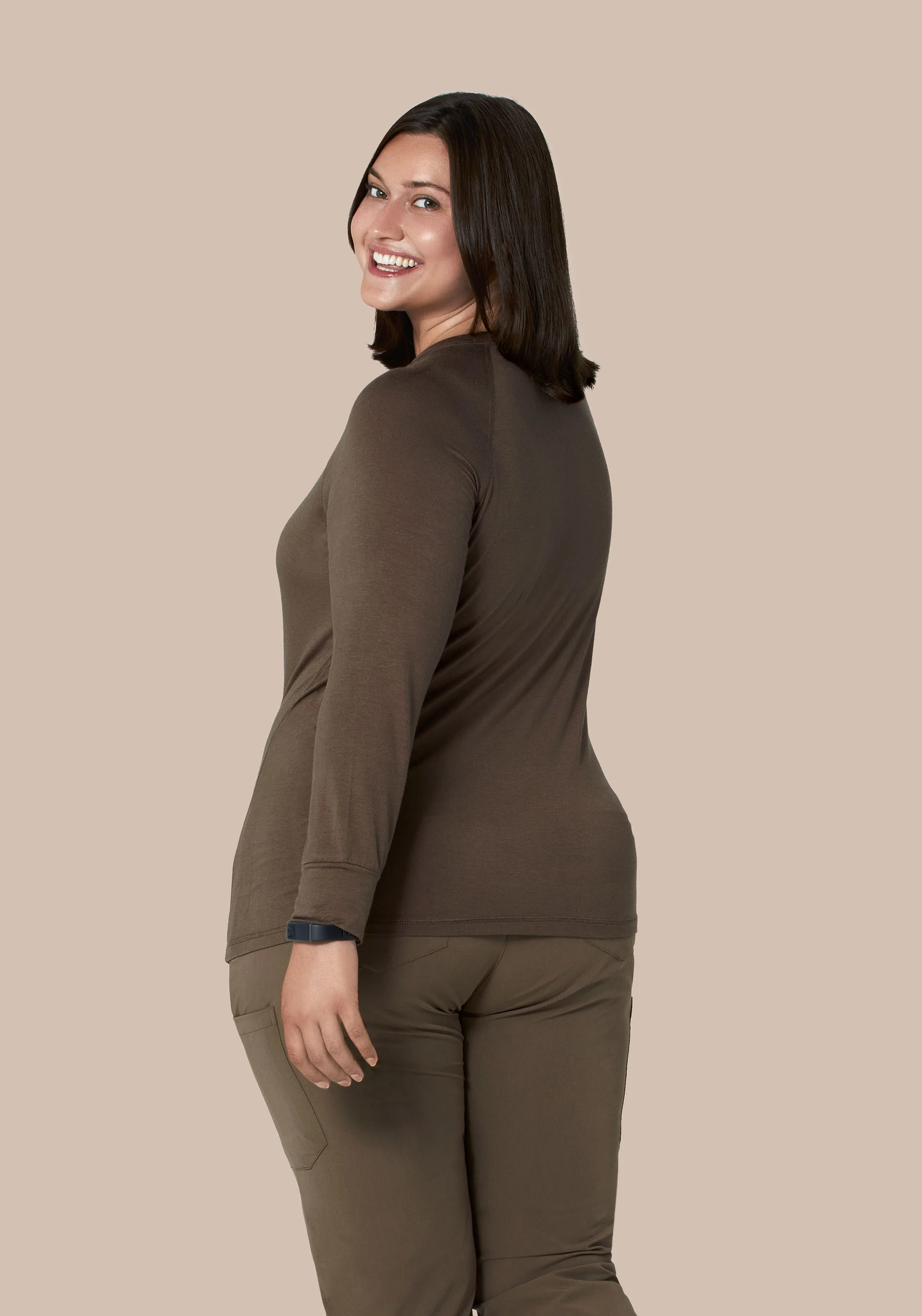 Women's Underscrubs Truffle - Image 4