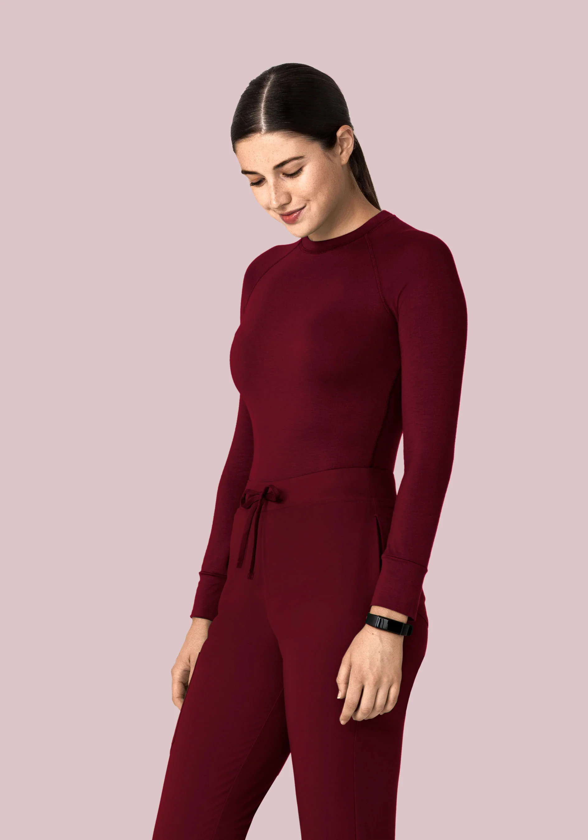 Women's Underscrubs Wine - Image 3