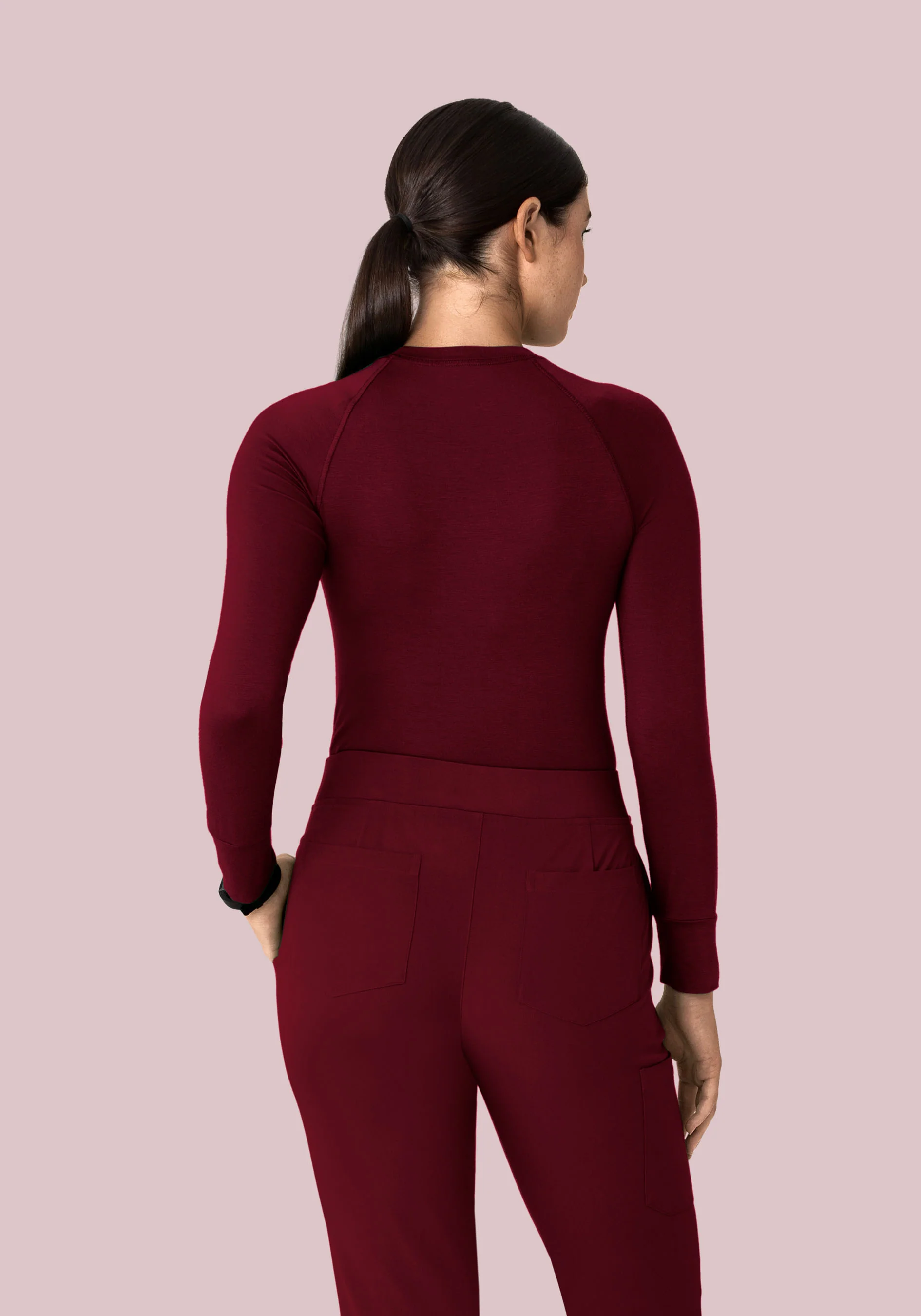 Women's Underscrubs Wine - Image 4